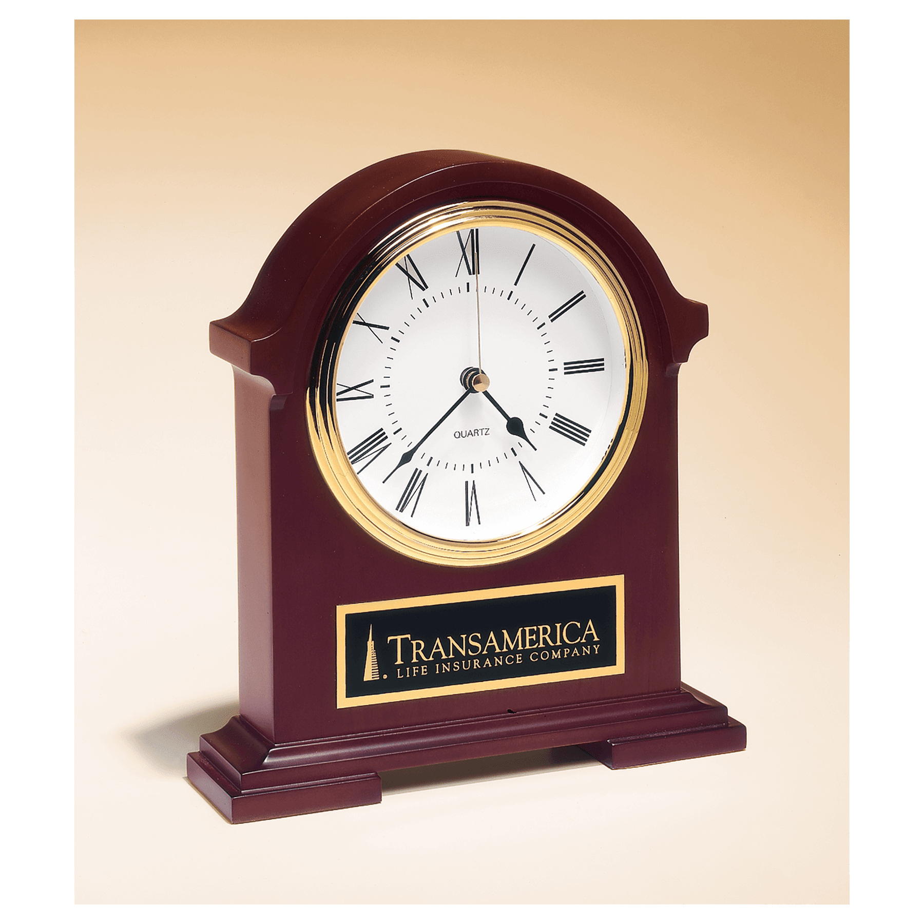 Napolean Clock - Traditional Style w/Mahogany Finish