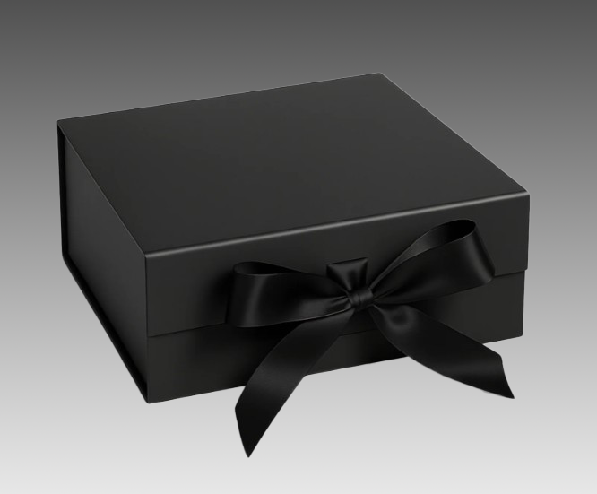 Matte Magnetic Gift Boxes with Ribbons - BXM03