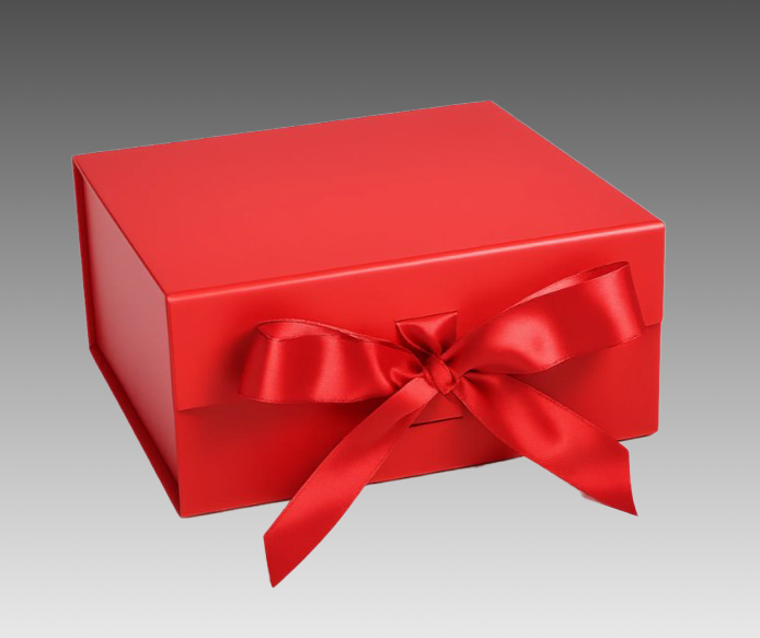 Matte Magnetic Gift Boxes with Ribbons - BXM03