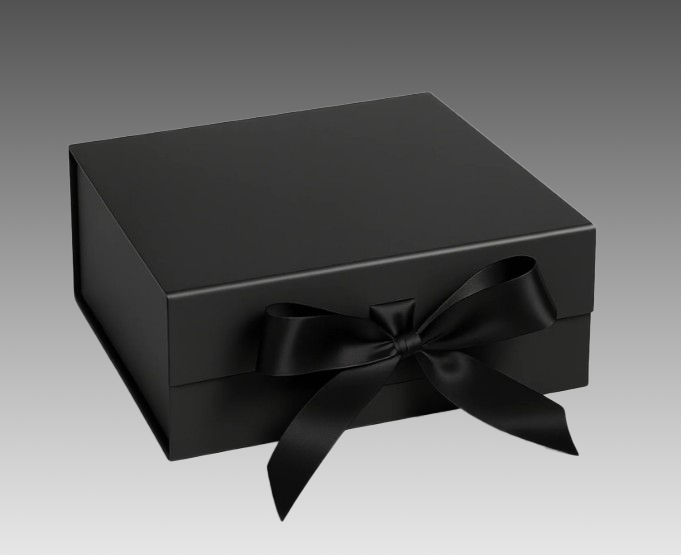 Matte Magnetic Gift Boxes with Ribbons - BXM03