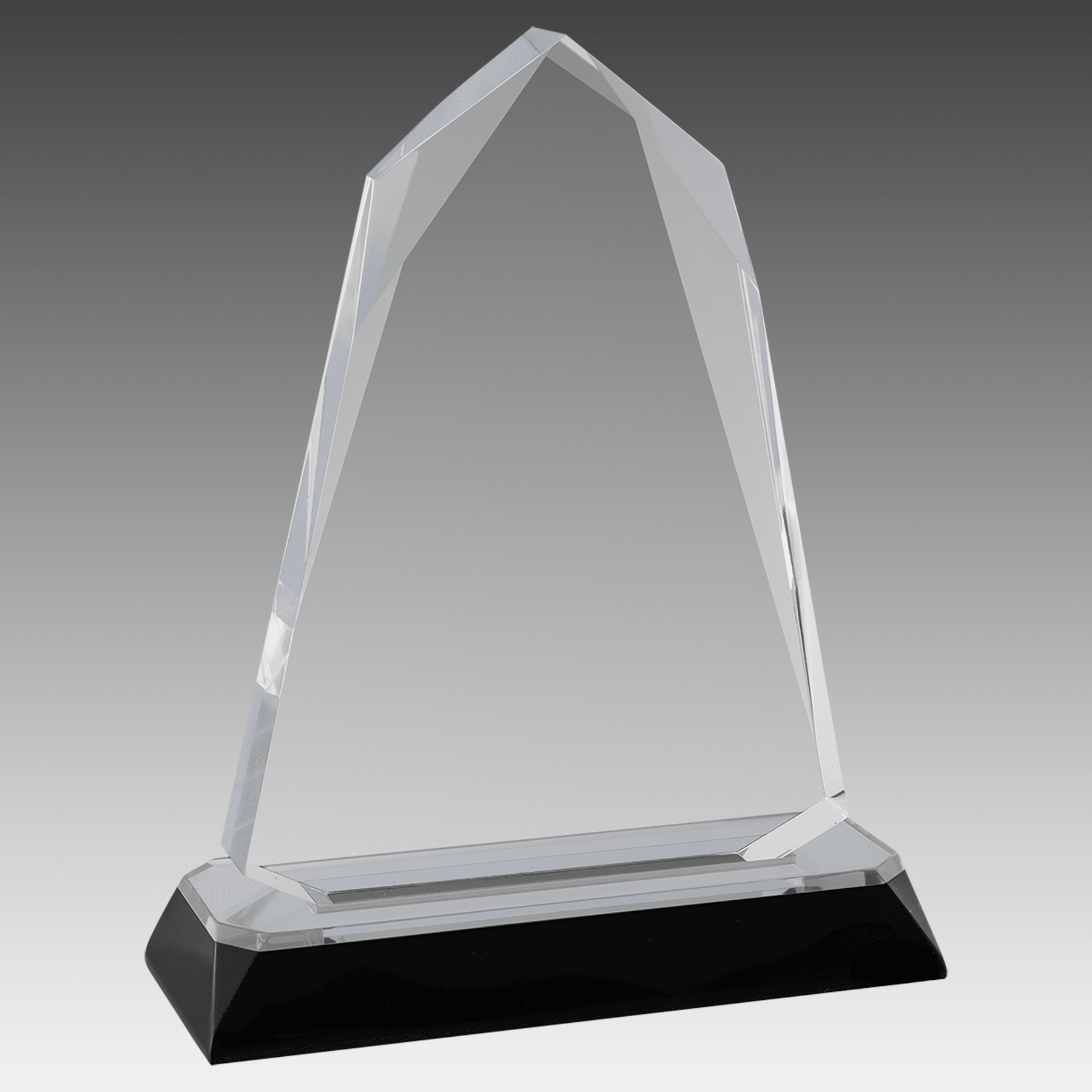 6.75" Silver Halo Diamond Corner Base Impress Acrylic