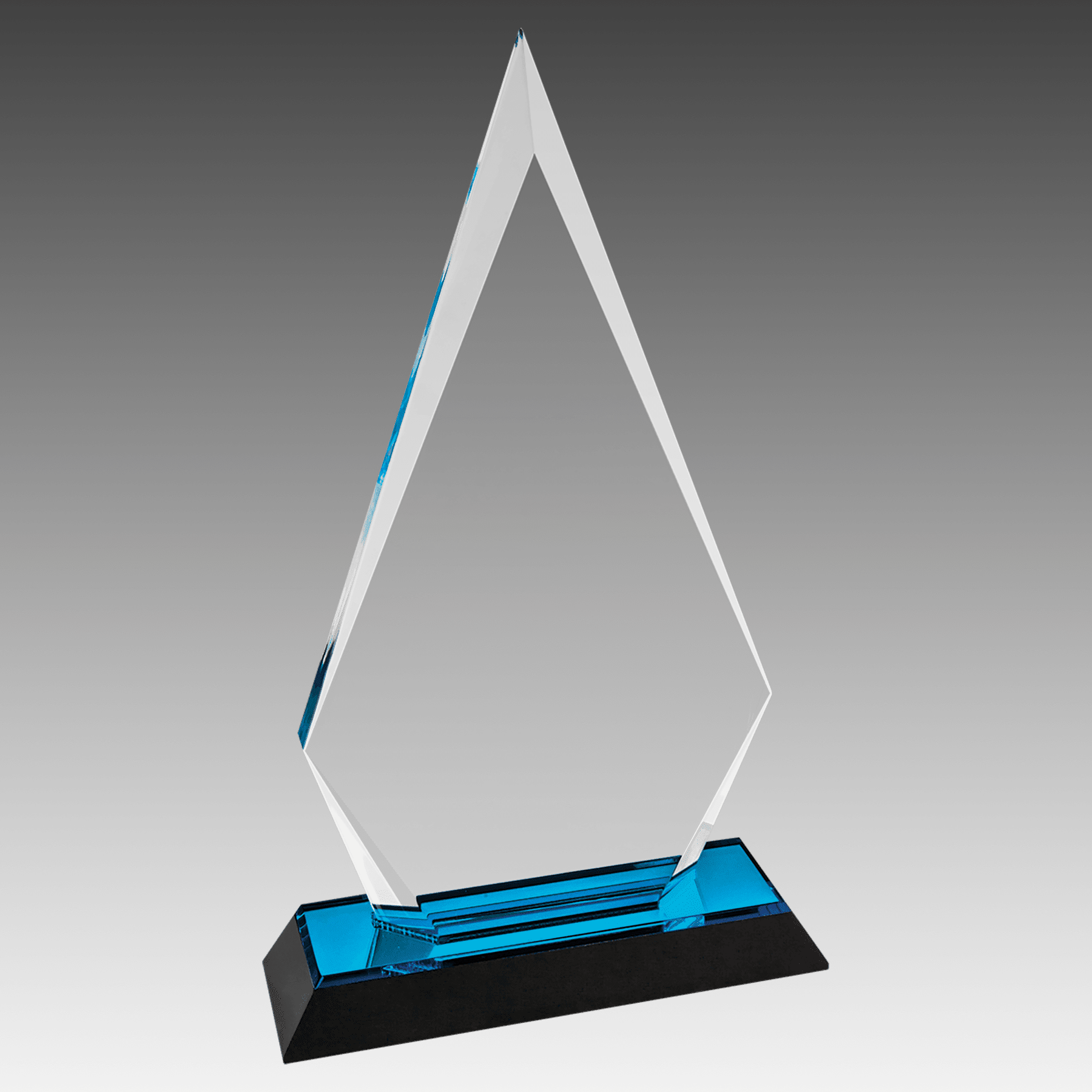 9" Blue Arrow Point Impress Acrylic