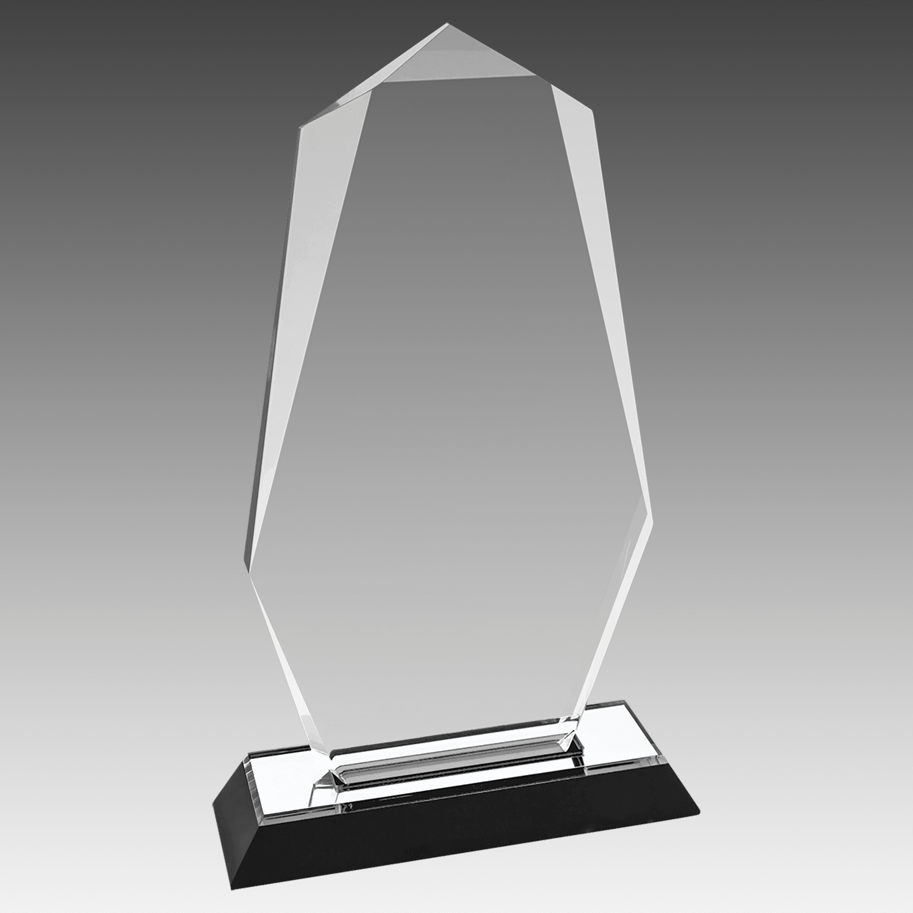 9" Silver Octagon Point Impress Acrylic
