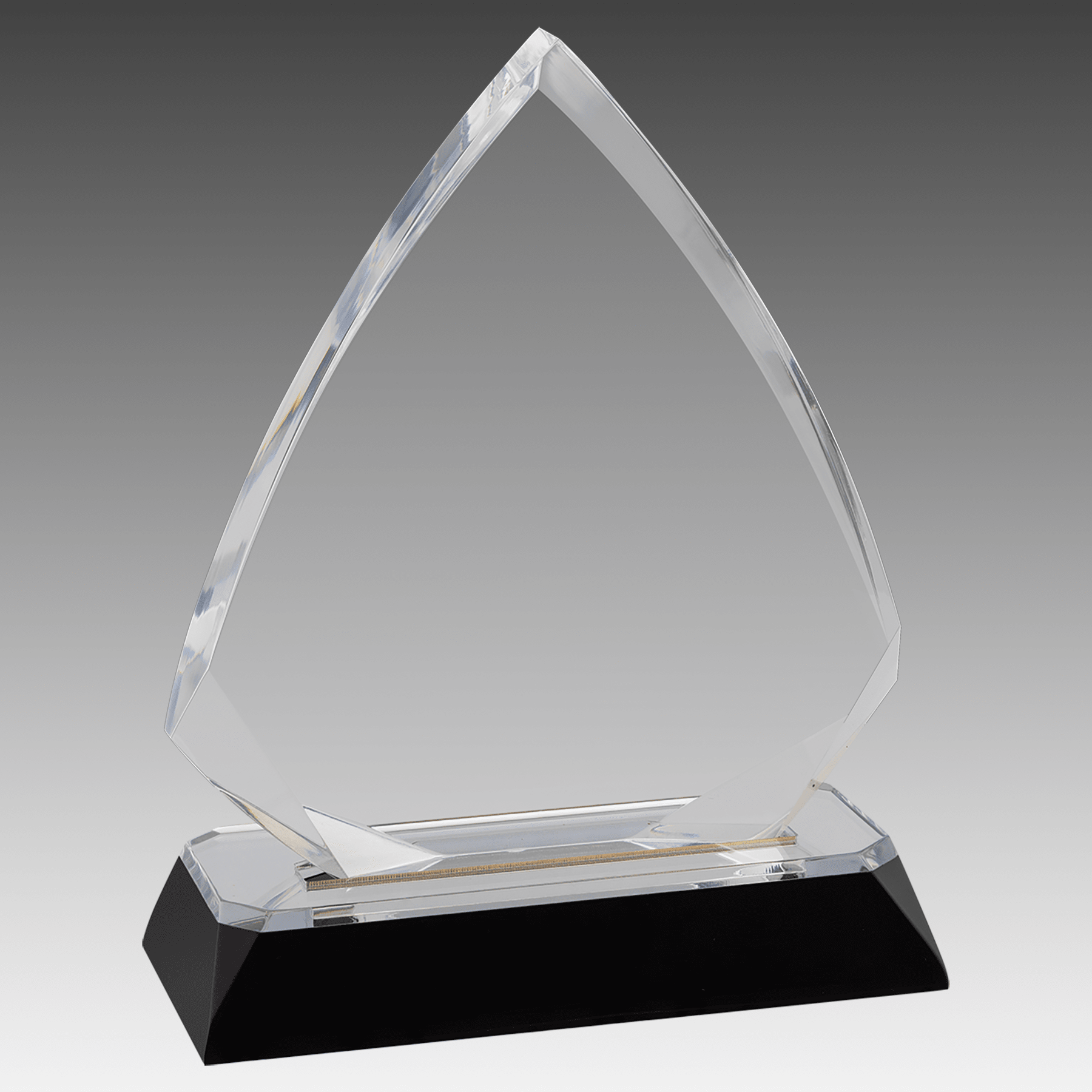 5.75" Silver Arrow Diamond Corner Base Impress Acrylic
