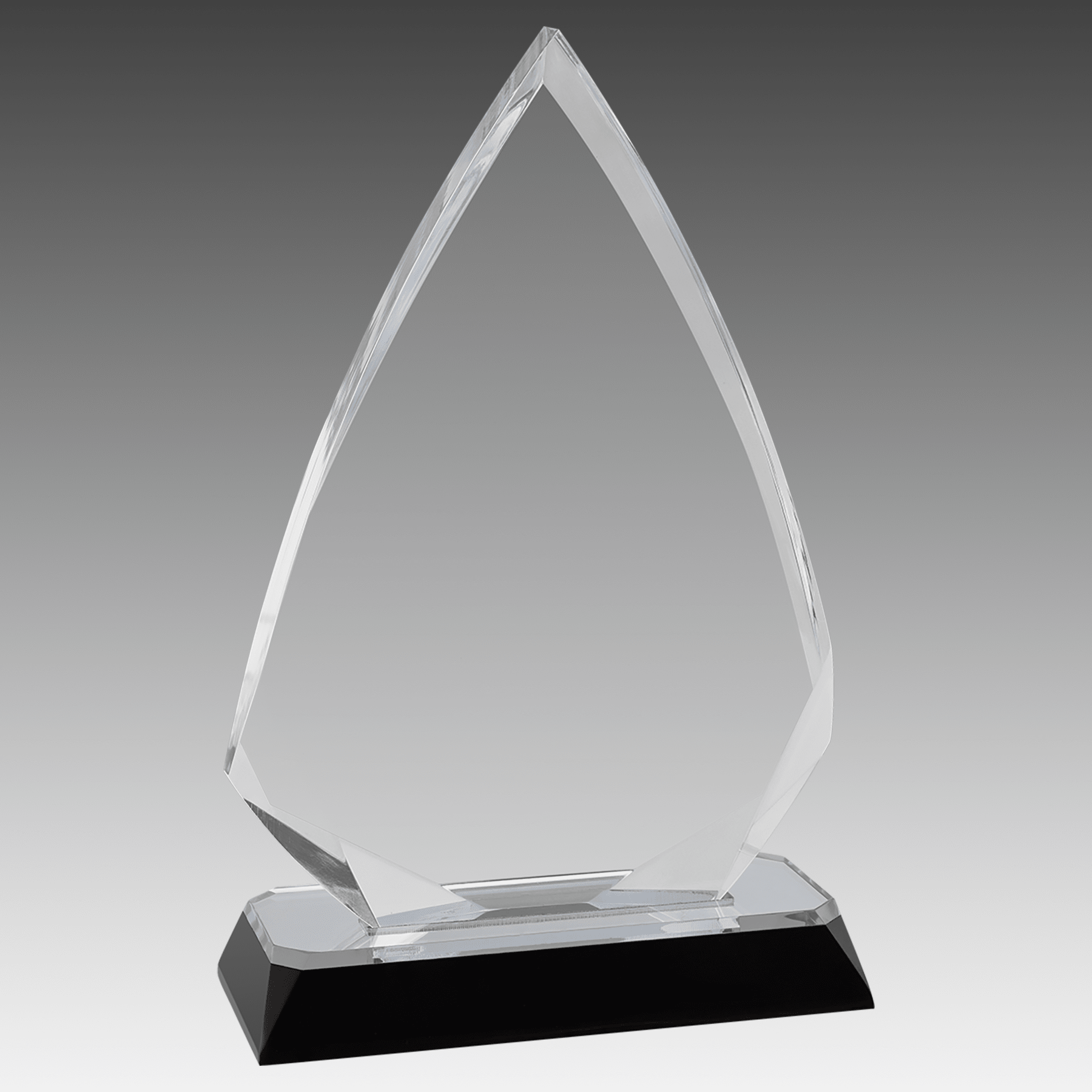 7.75" Silver Arrow Diamond Corner Base Impress Acrylic