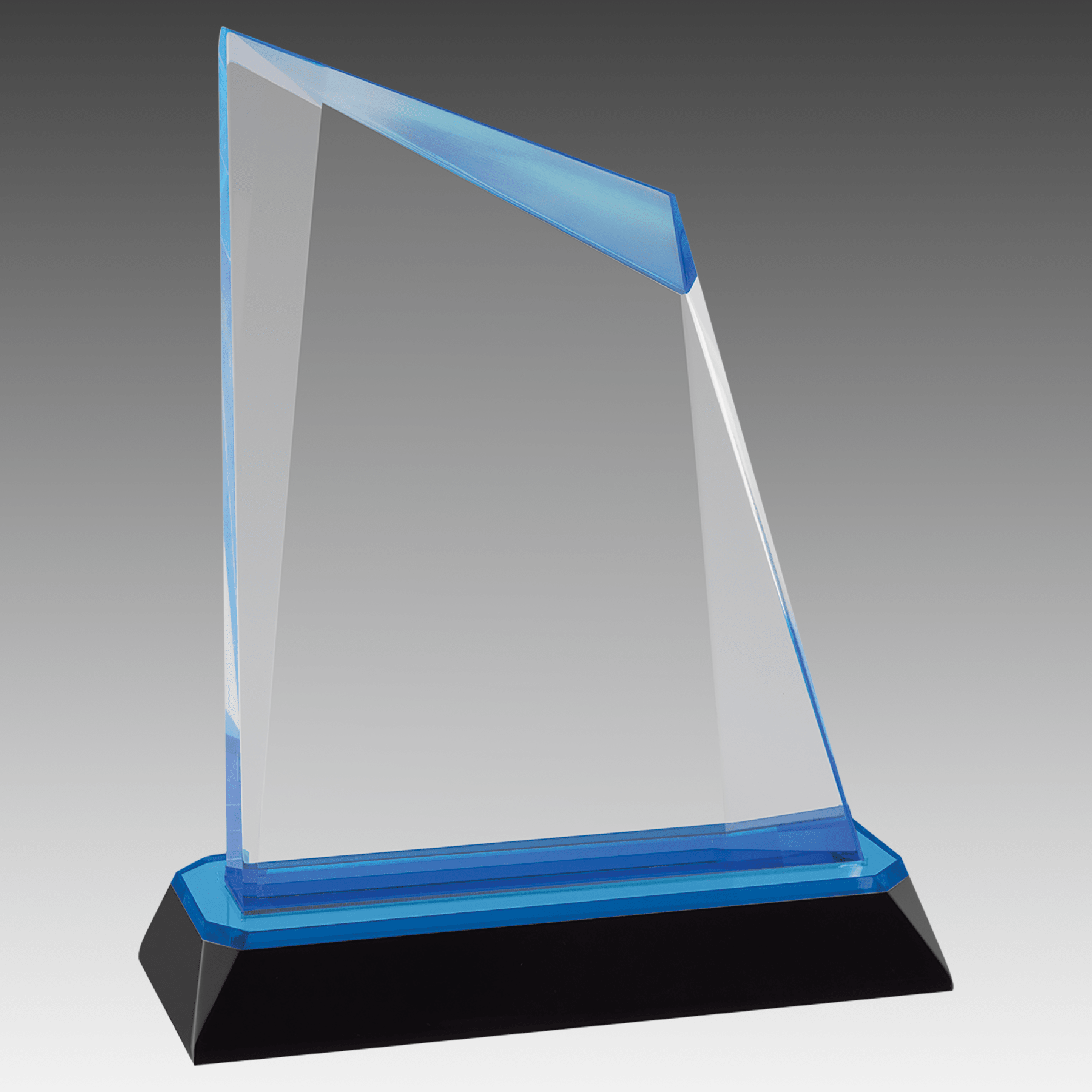 6.75" Blue Peak Diamond Corner Base Impress Acrylic
