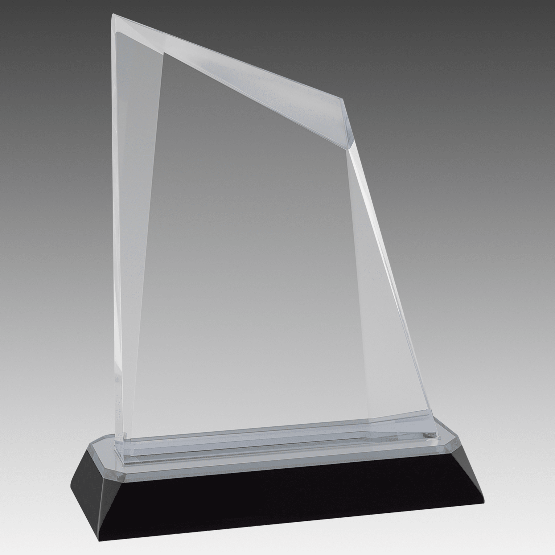 6.75" Silver Peak Diamond Corner Base Impress Acrylic