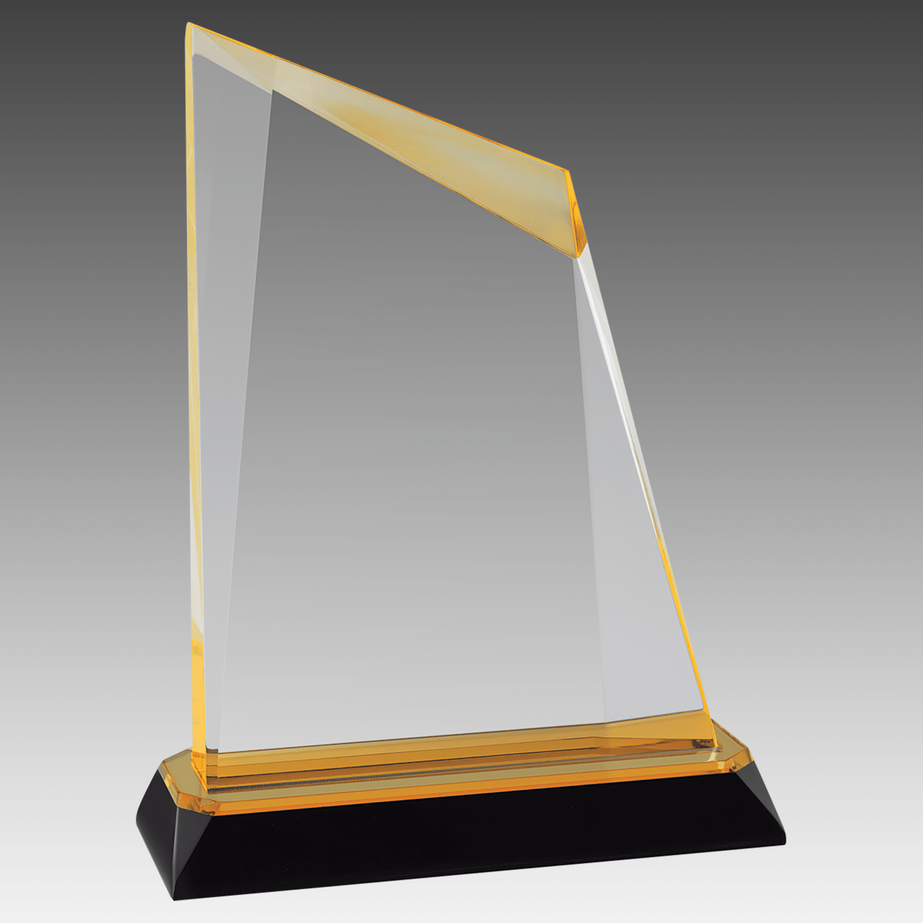 7.75" Gold Peak Diamond Corner Base Impress Acrylic