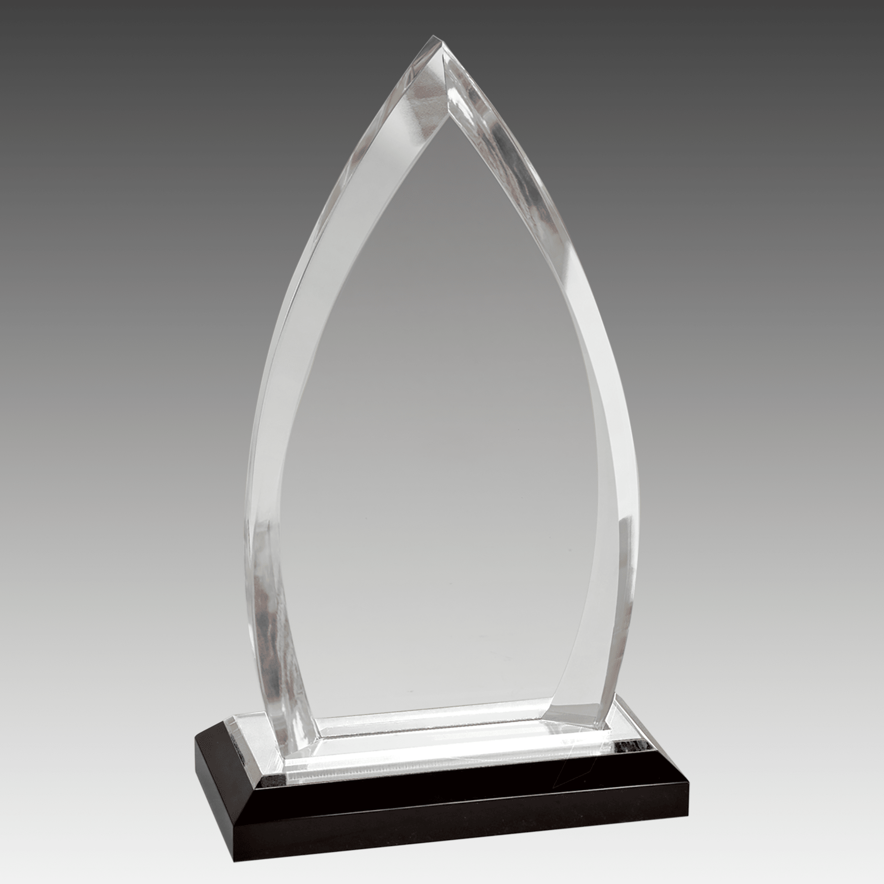 8.75" Silver Oval Impress Acrylic