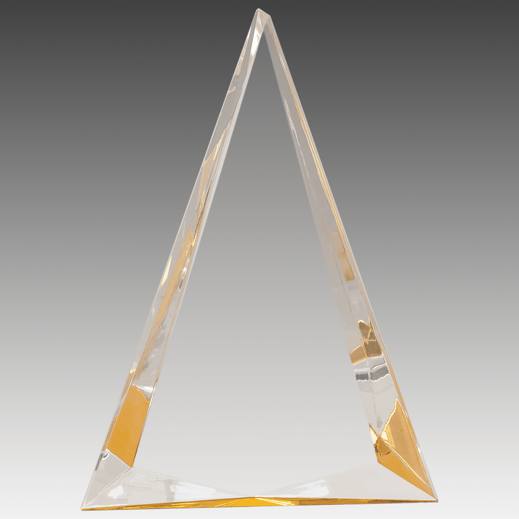 6.75" x 9" Gold Pinnacle Acrylic