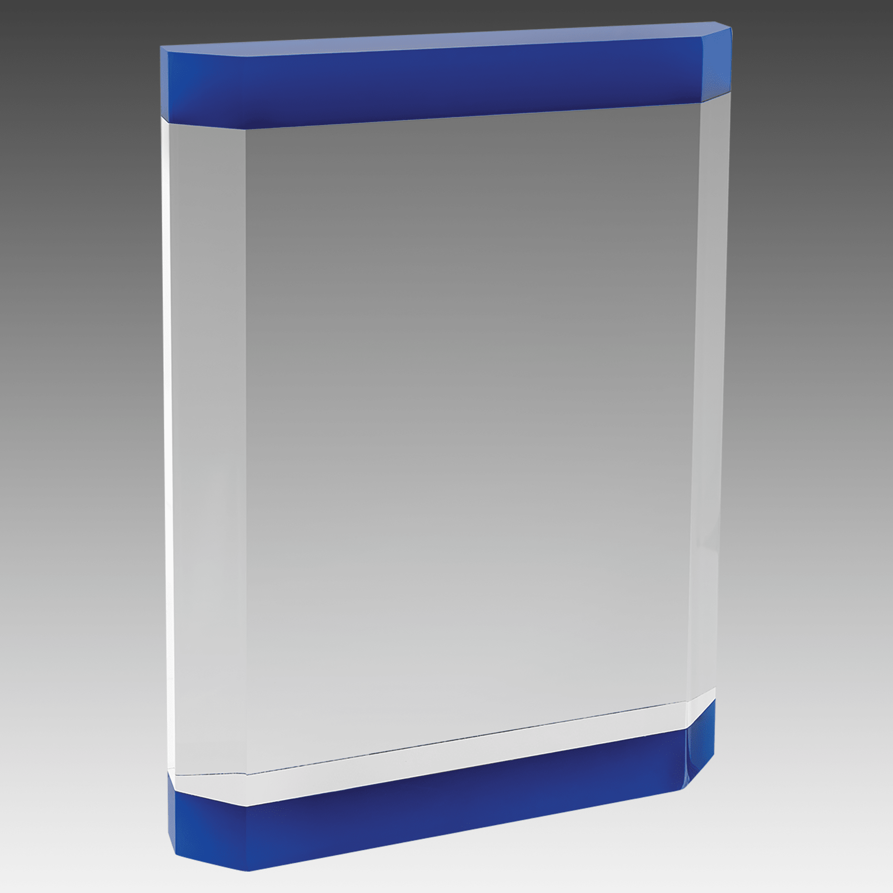 6" x 8" Blue Showcase Acrylic