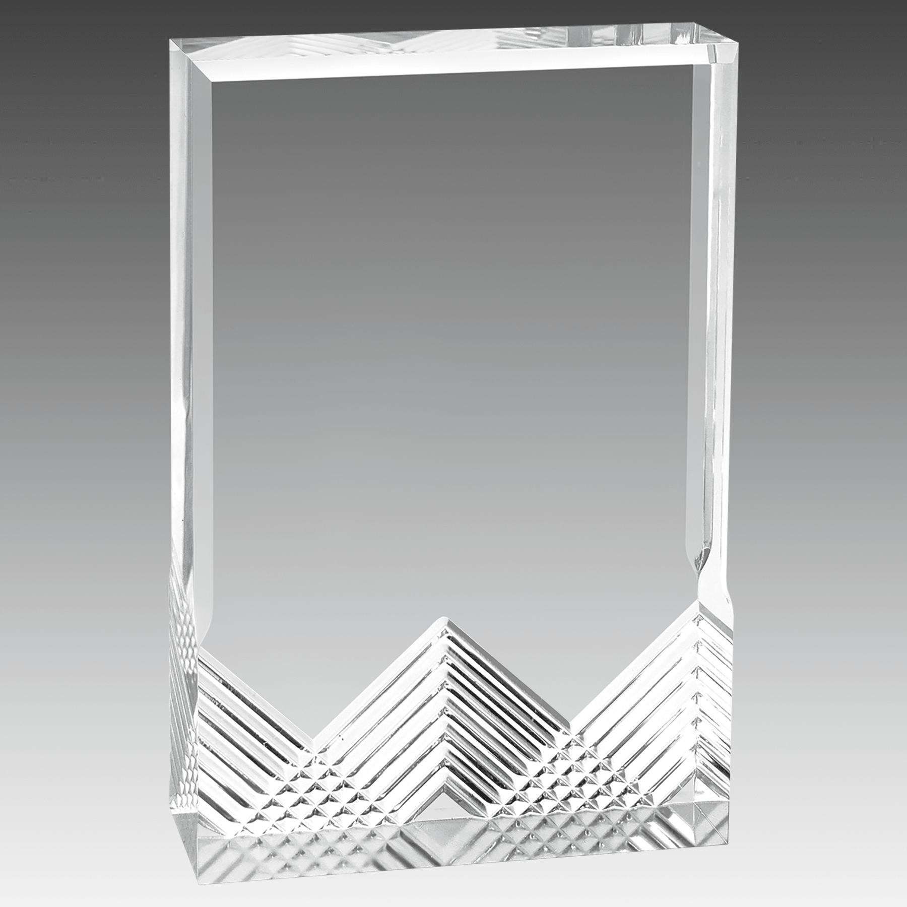 4.25" x 6" Silver Apex Mirage Acrylic