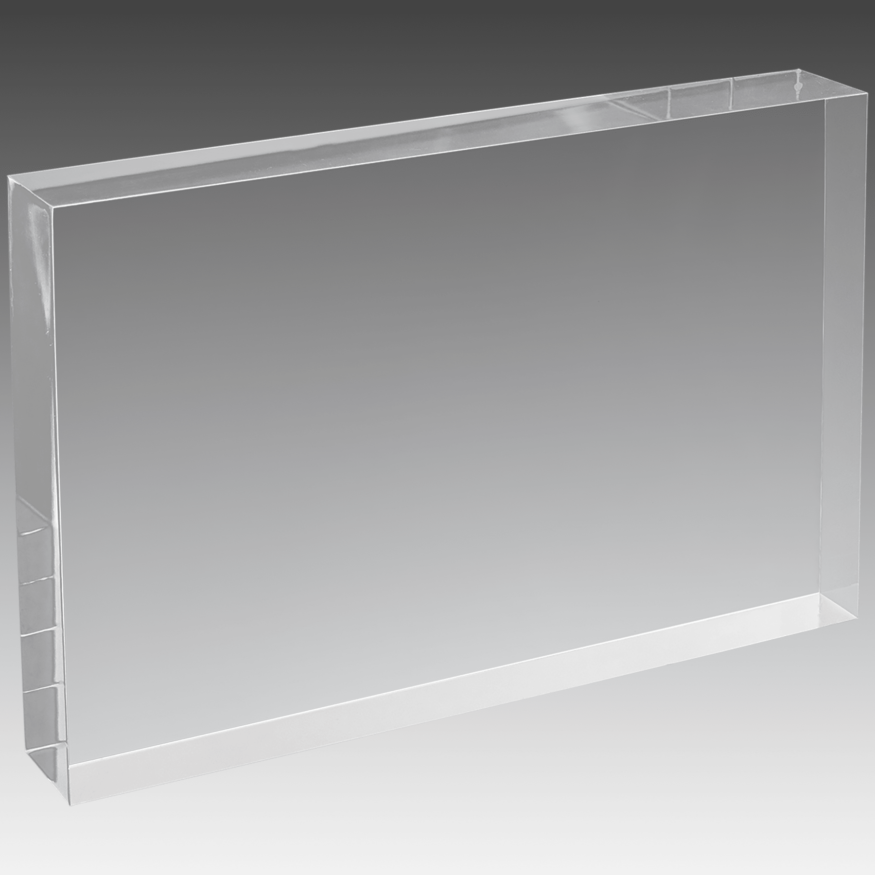 4" X 6" Clear Rectangle Square Cut Acrylic