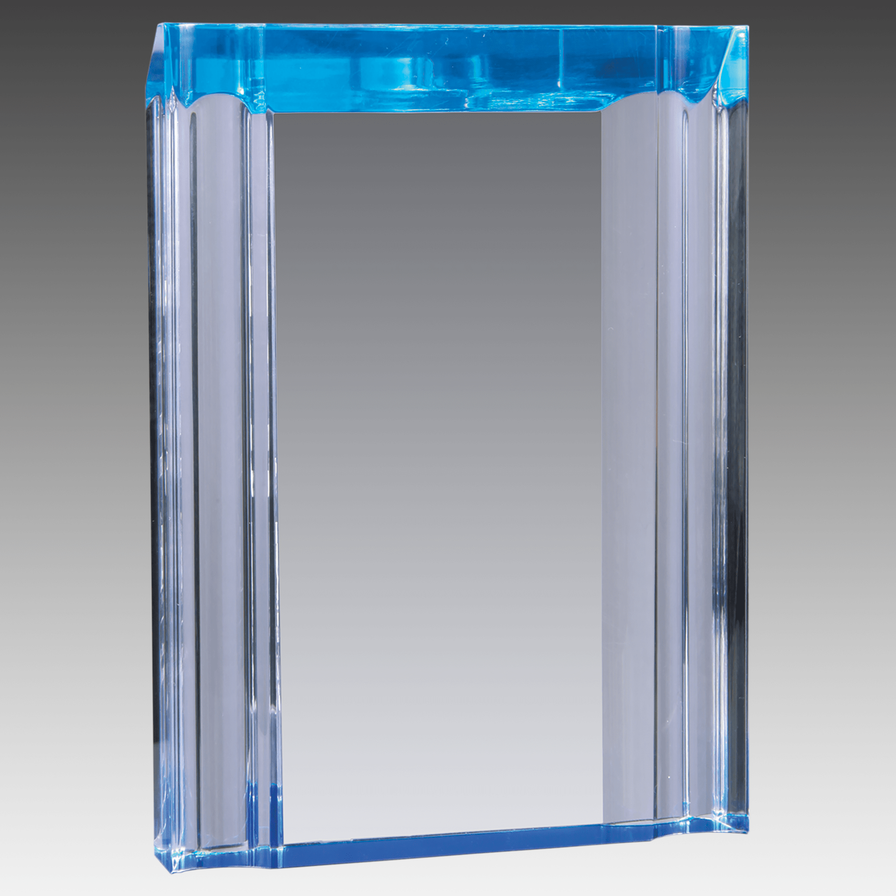 4.75" x 6.1" Blue Channel Acrylic