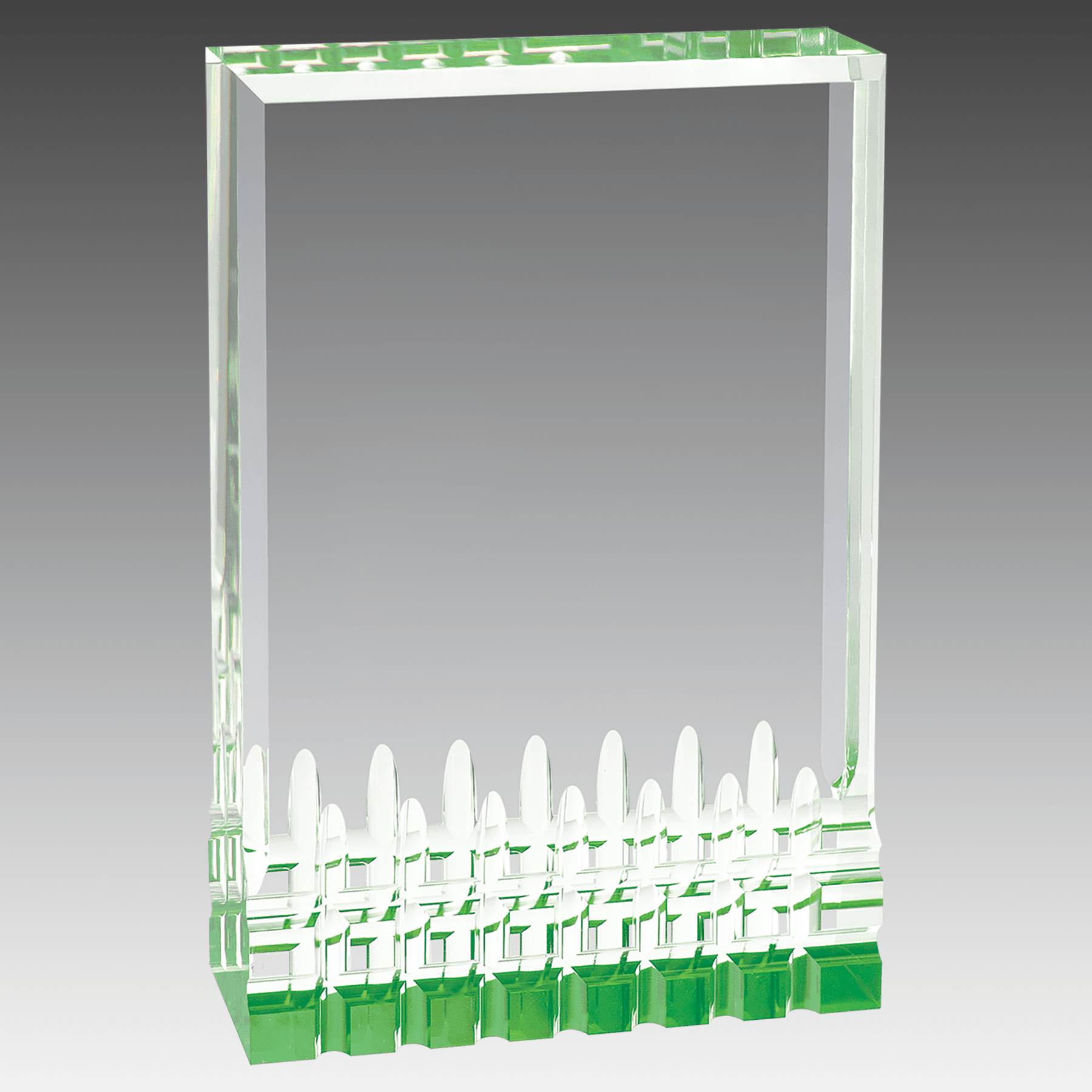 4.25" x 6" Green Mirage Acrylic