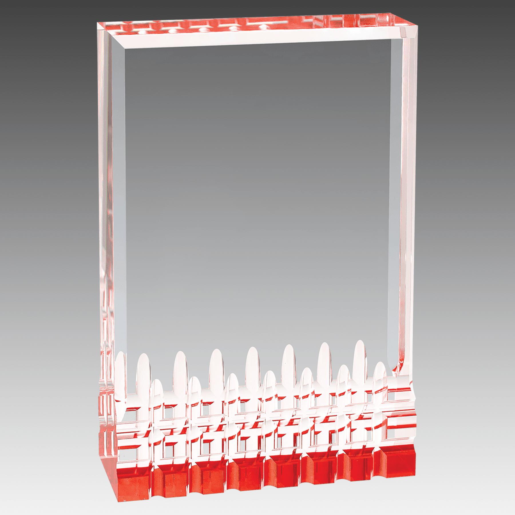 4.25" x 6" Red Mirage Acrylic