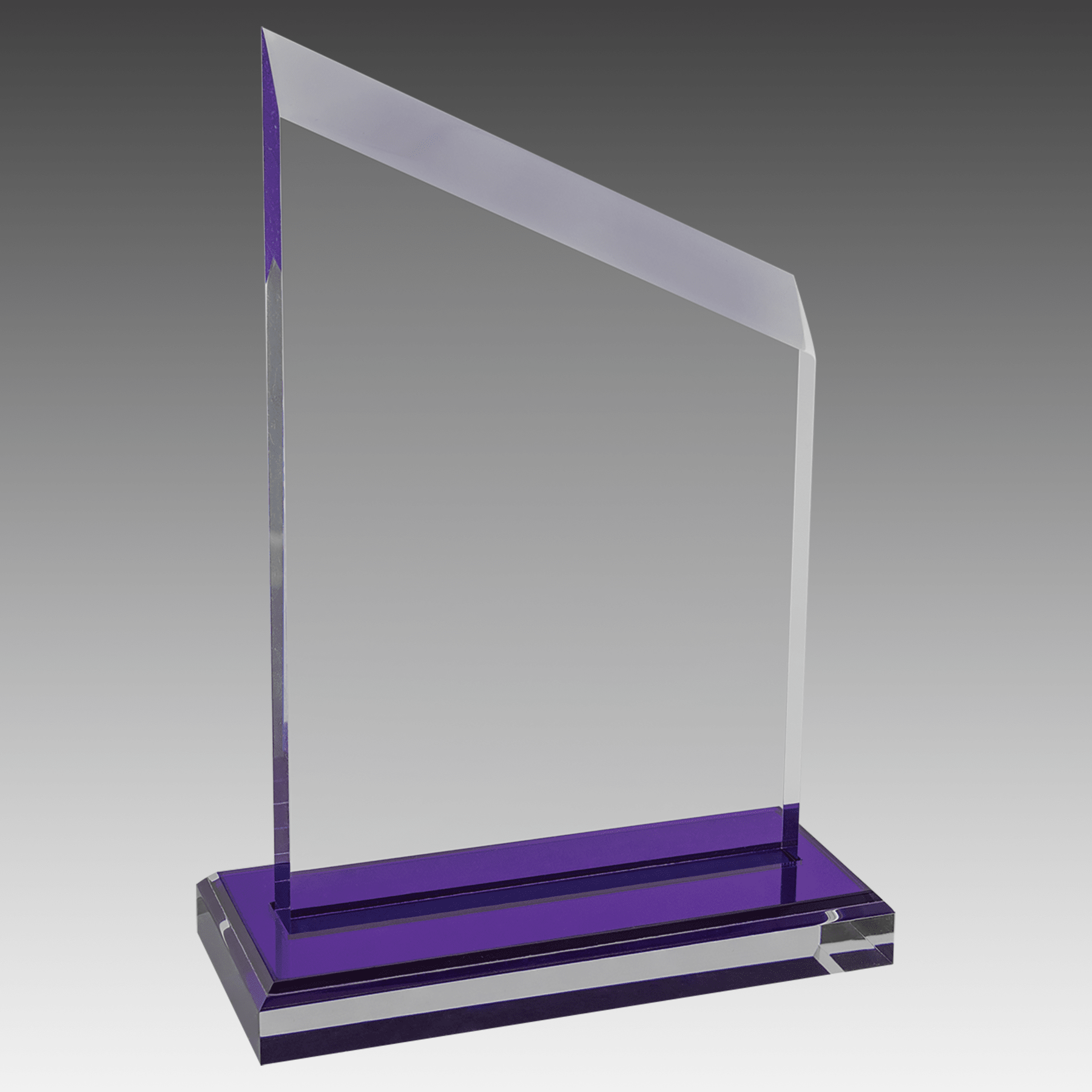 Acrylic w/Purple Accents, Black Base w/Purple Mirror Top