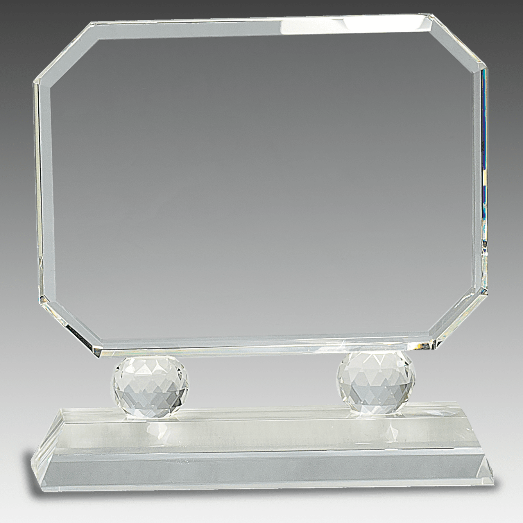 Rectangle Crystal on Pedestal Base - ACS19