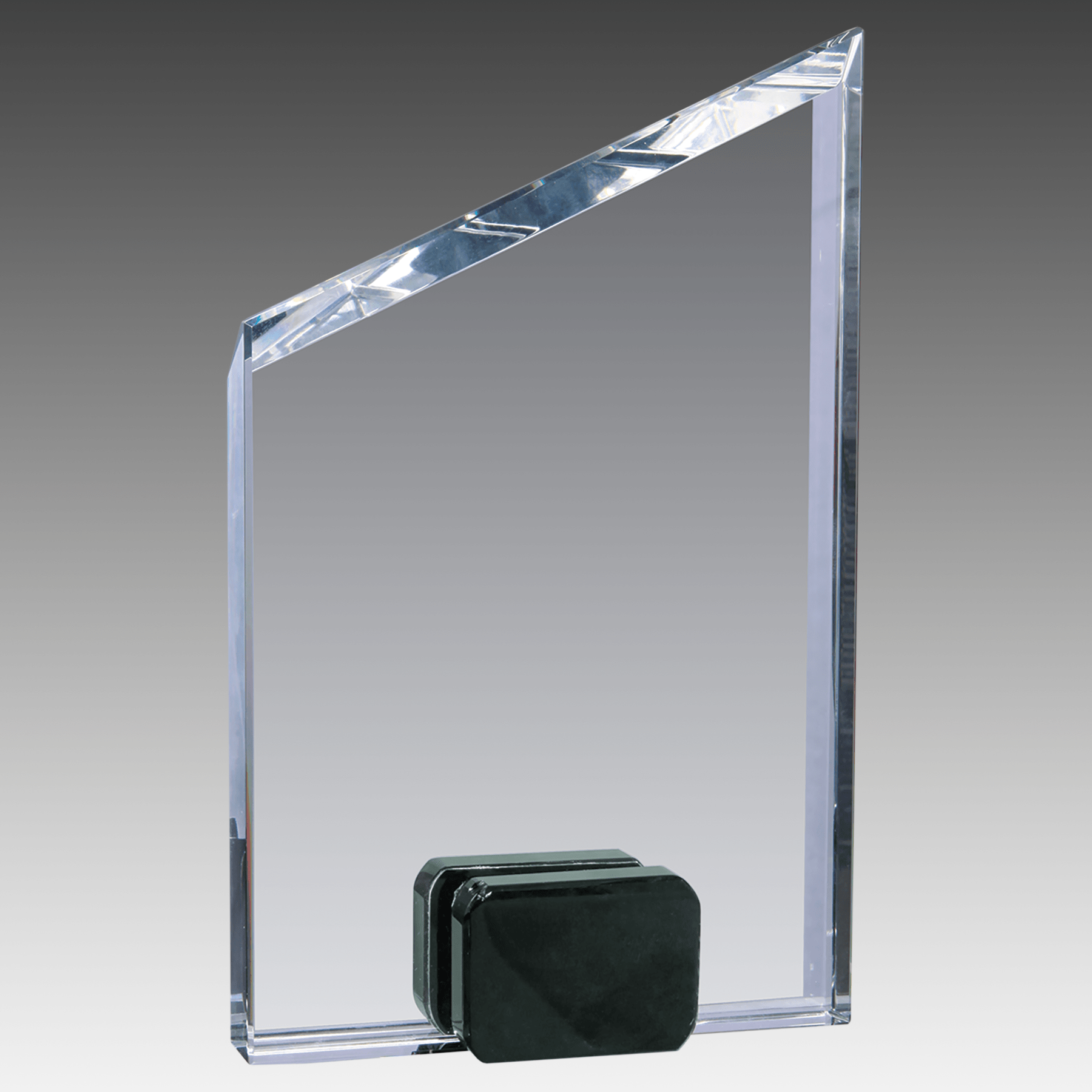 8" Crystal Peak with Black Crystal Base