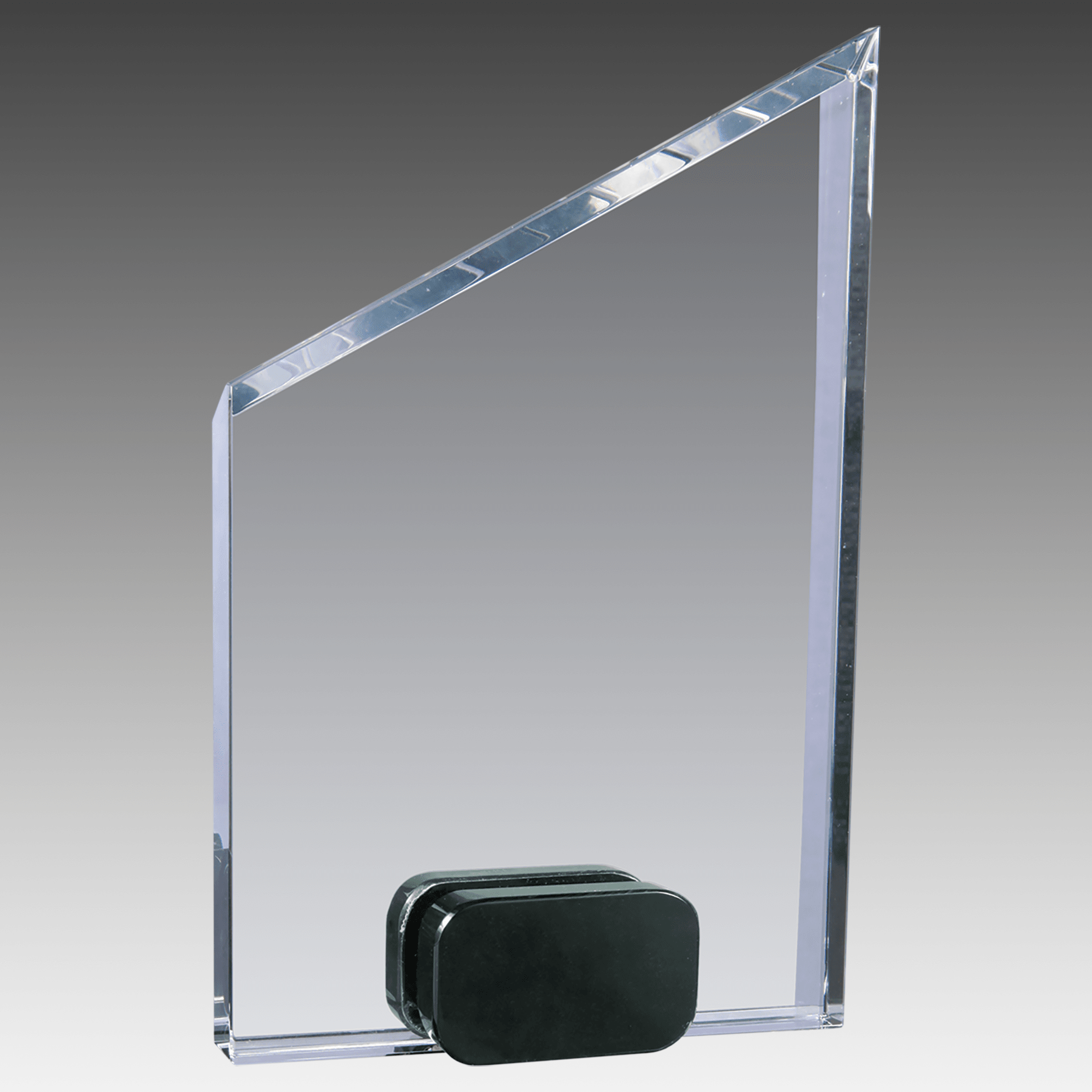 7" Crystal Peak with Black Crystal Base