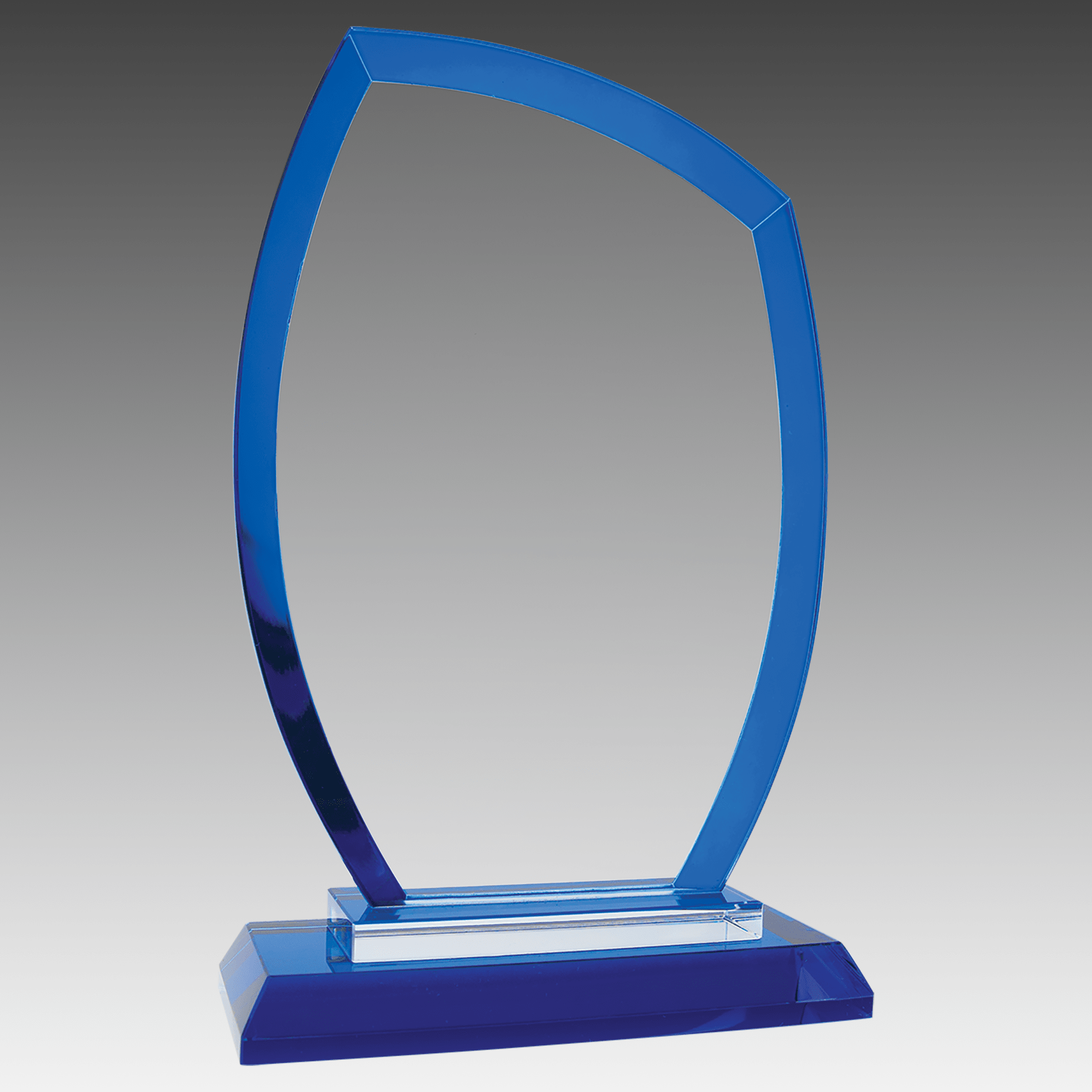 7.5" Peak Blue Regal Glass