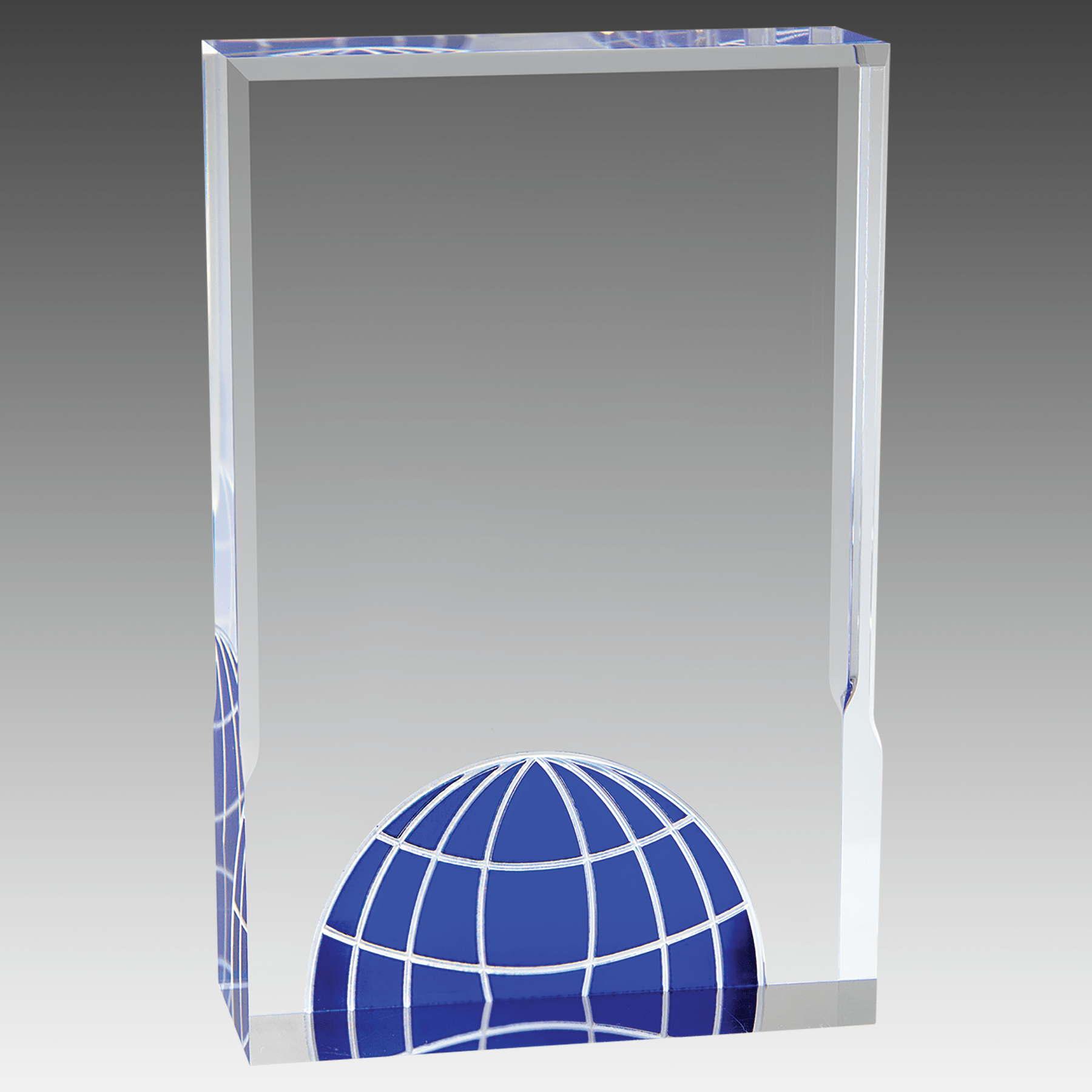 5" x 7" Blue Globe Acrylic