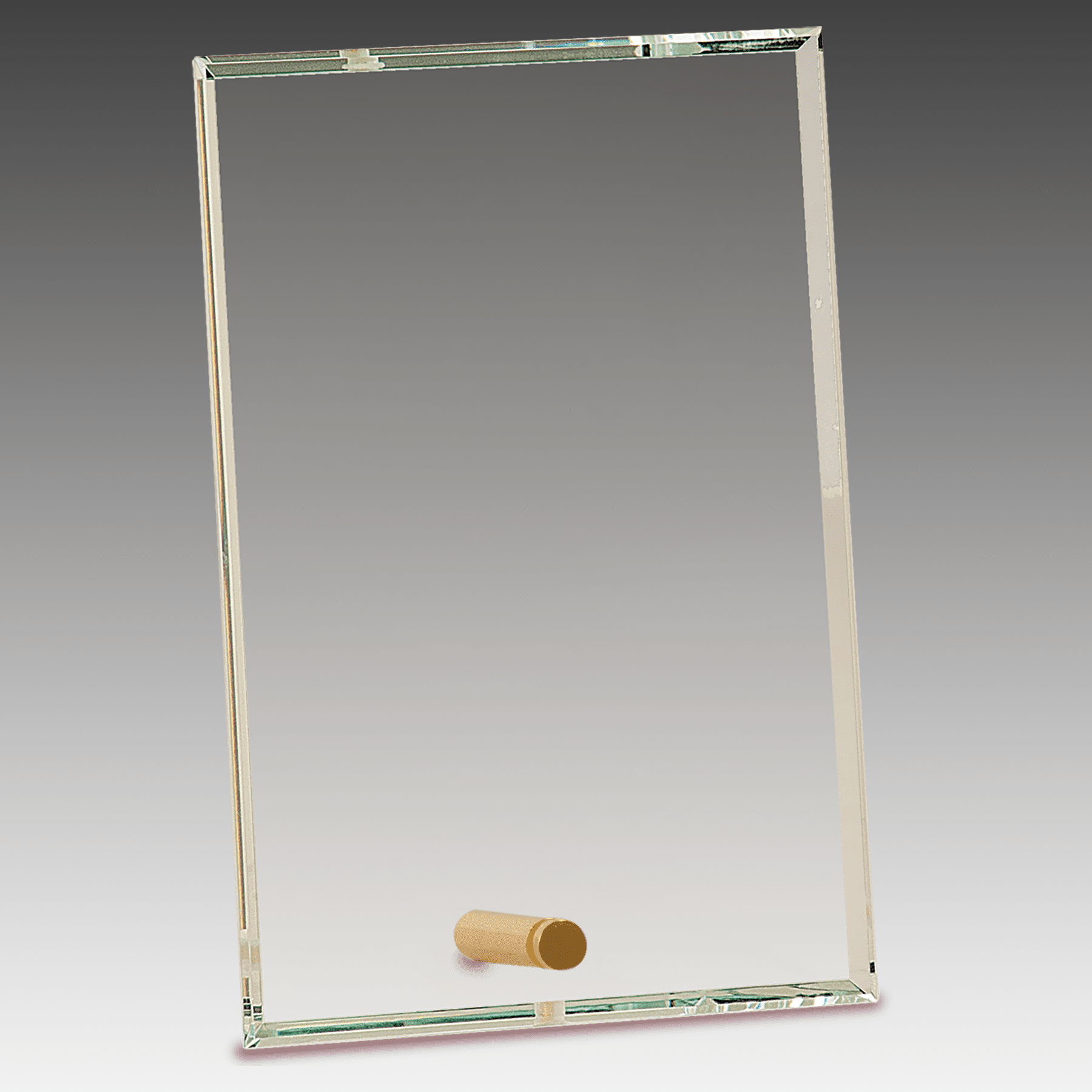 4" x 6" Clear Rectangle CrystalEdge Glass