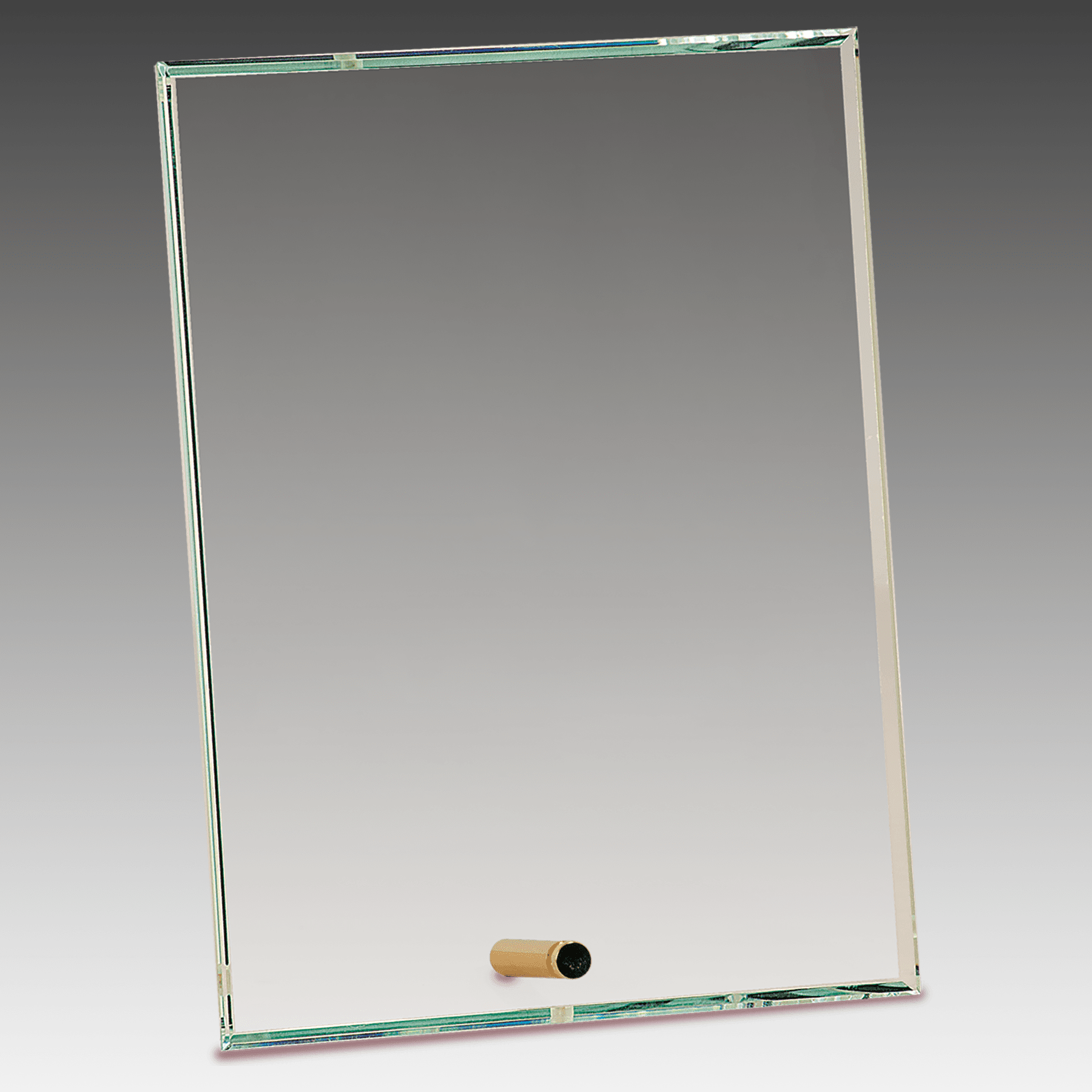 6" x 8" Clear Rectangle CrystalEdge Glass