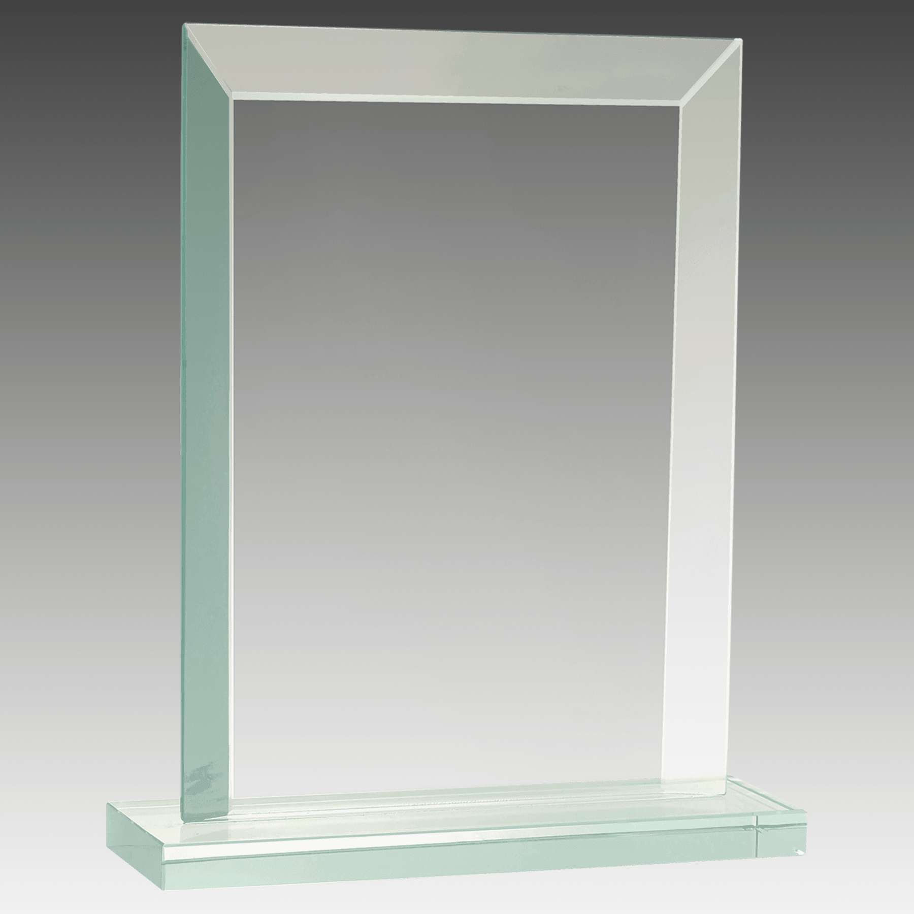 7" Rectangle Jade Glass Award