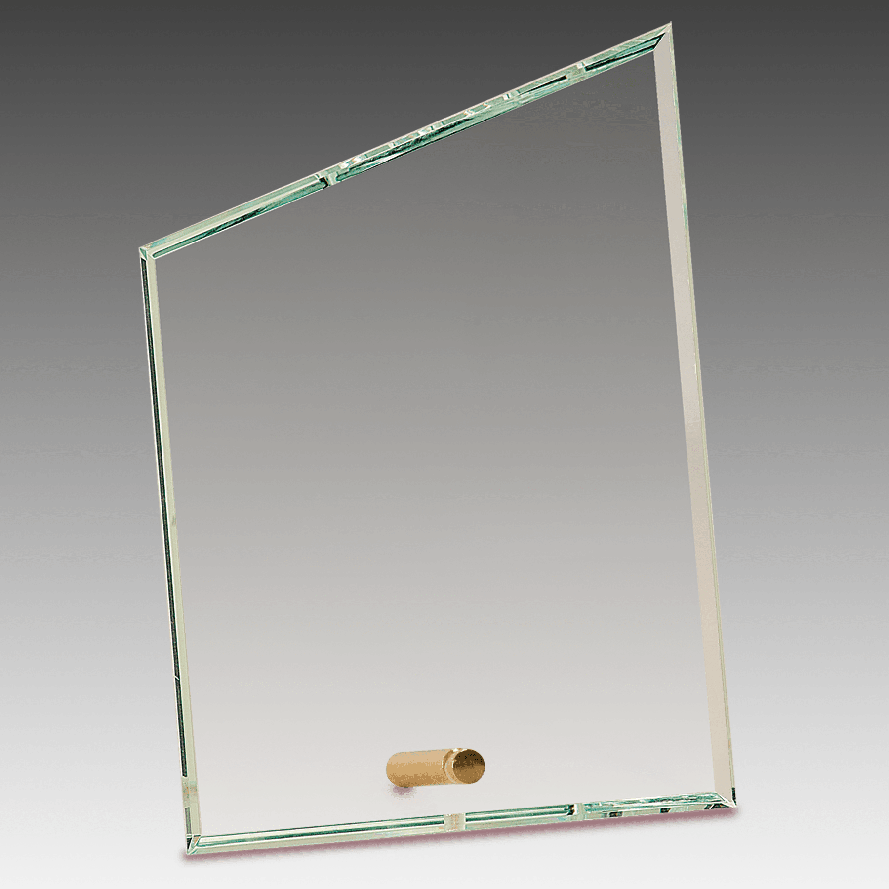 5" x 7" Clear Slant Rectangle CrystalEdge Glass