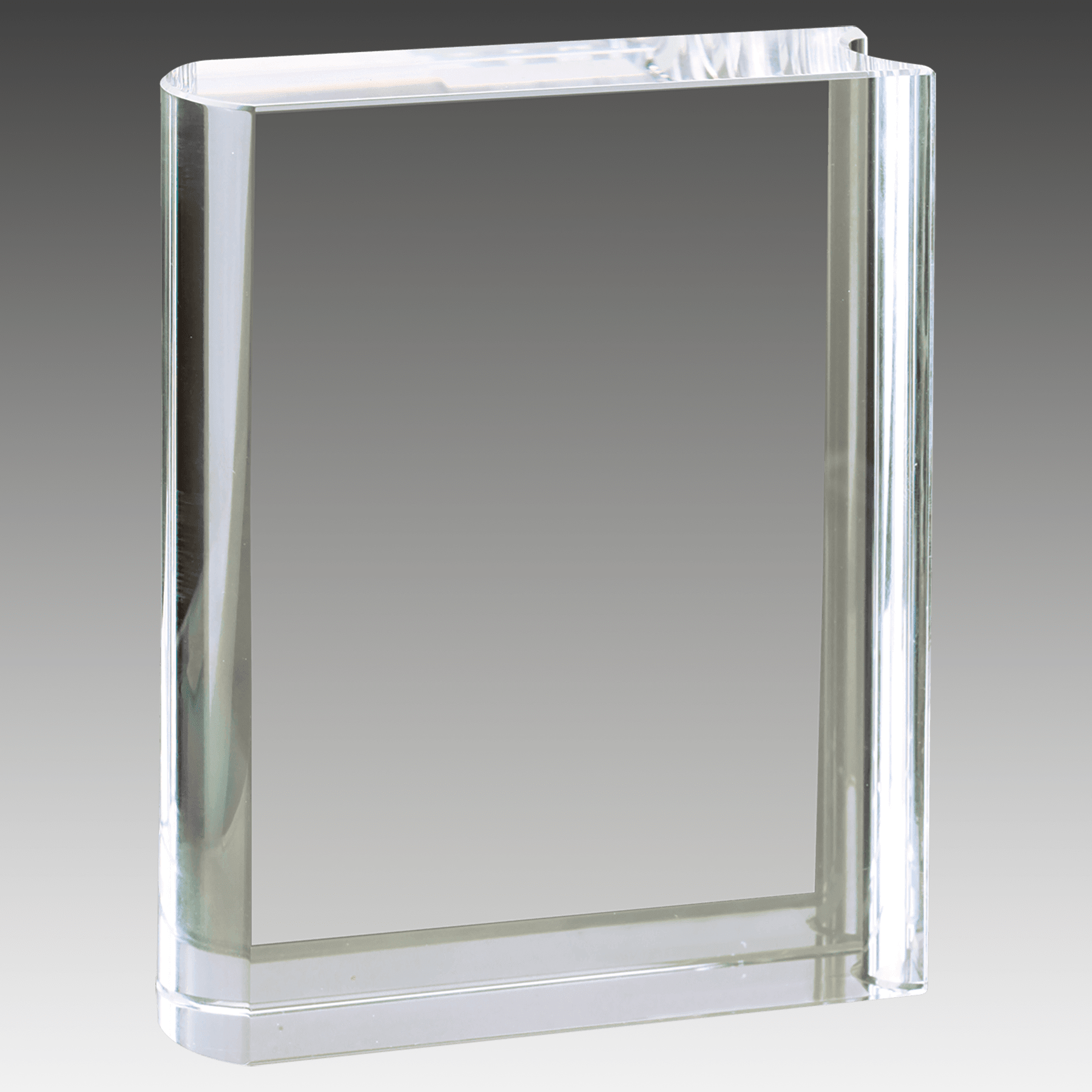 4.5" x 6" Clear Crystal Book