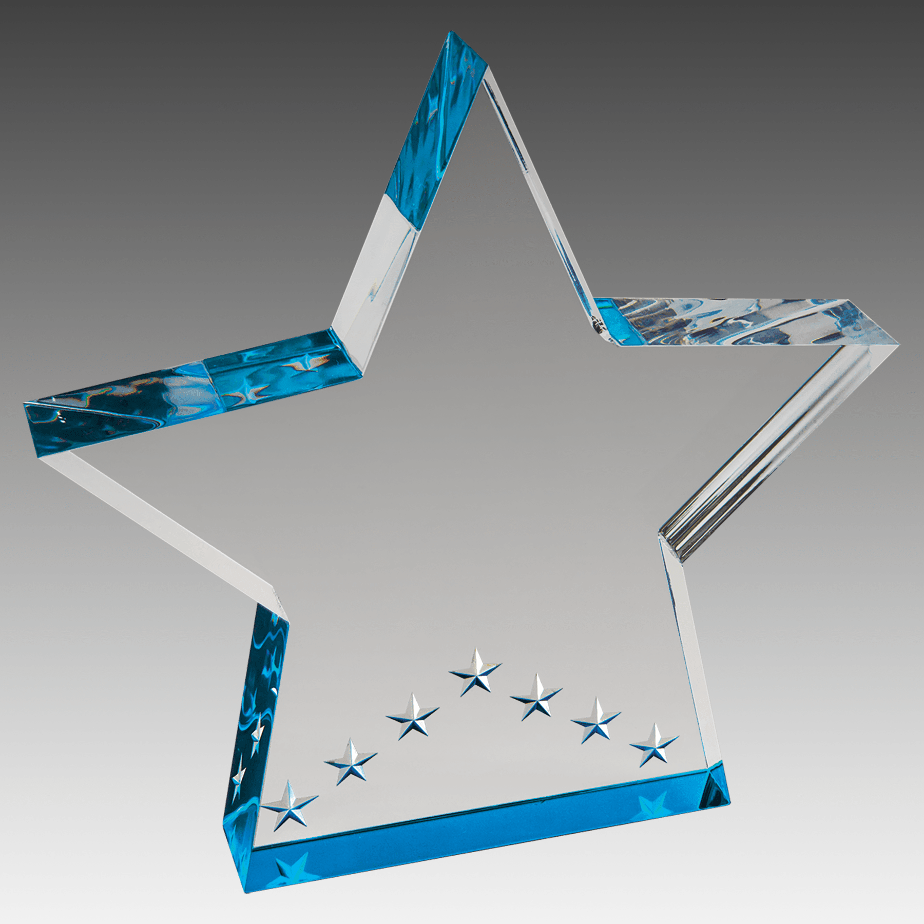 6" Blue Star Performer Acrylic