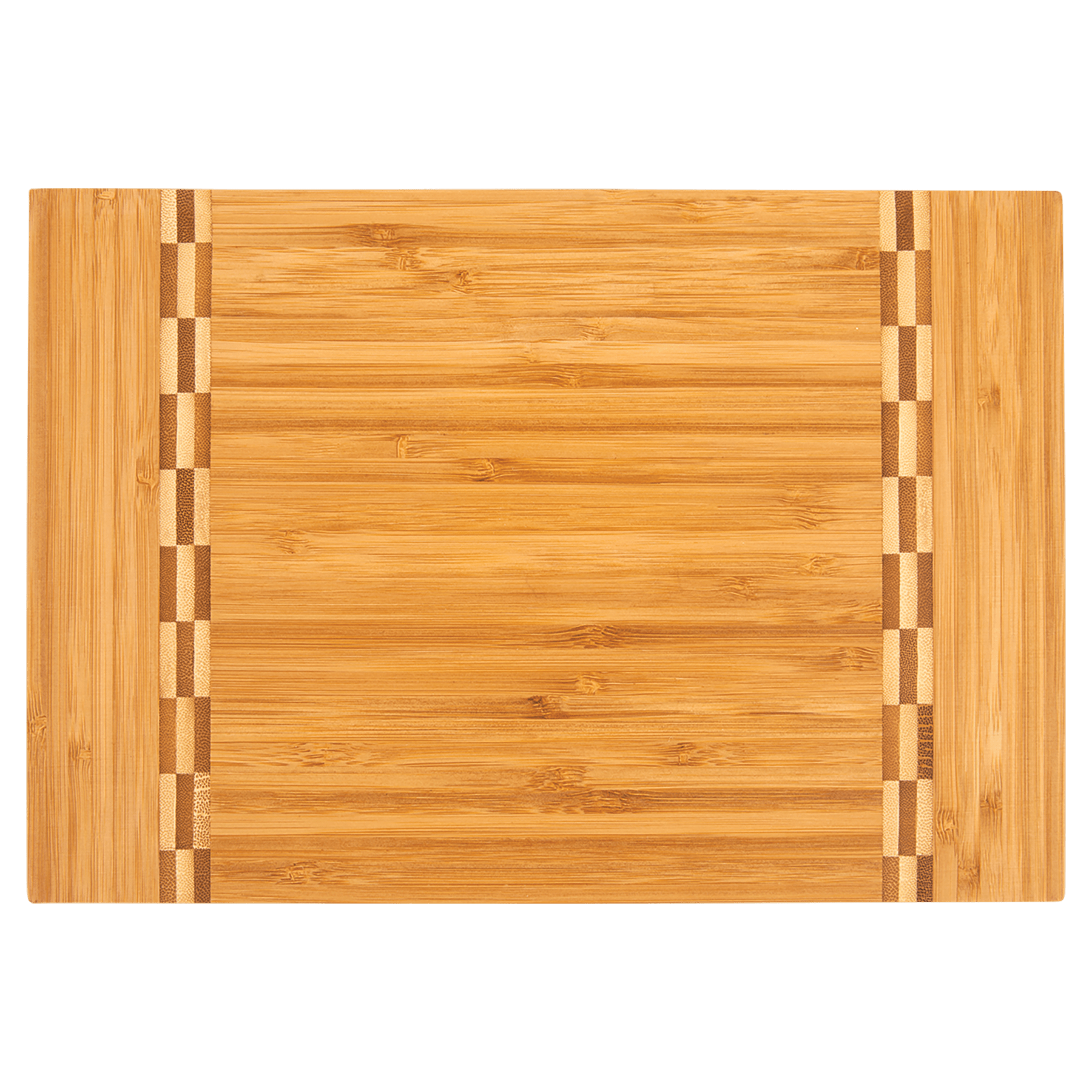 12" x 8.25" Bamboo Cutting Board with Butcher Block Inlay