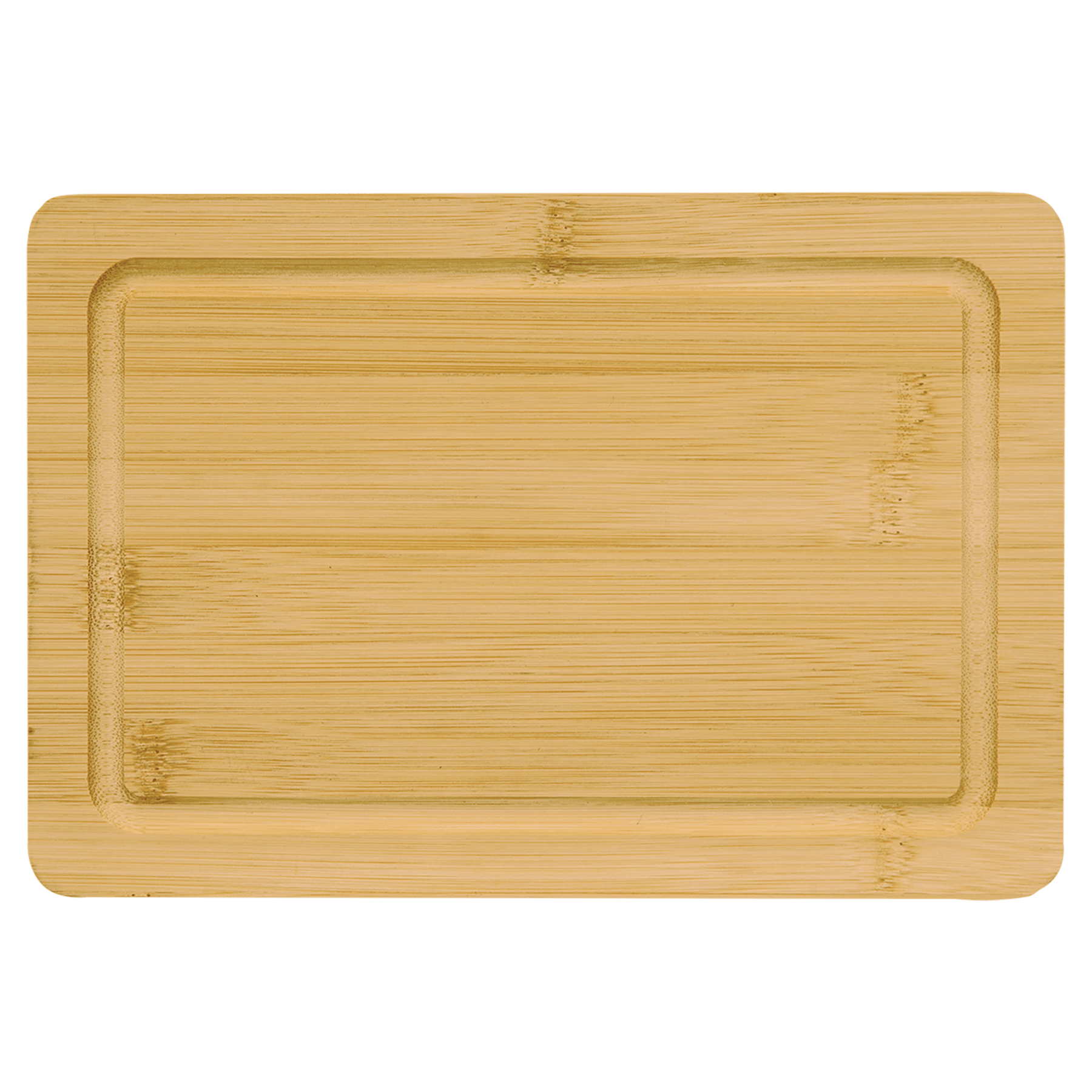9" x 6" Bamboo Cutting Board with Drip Ring