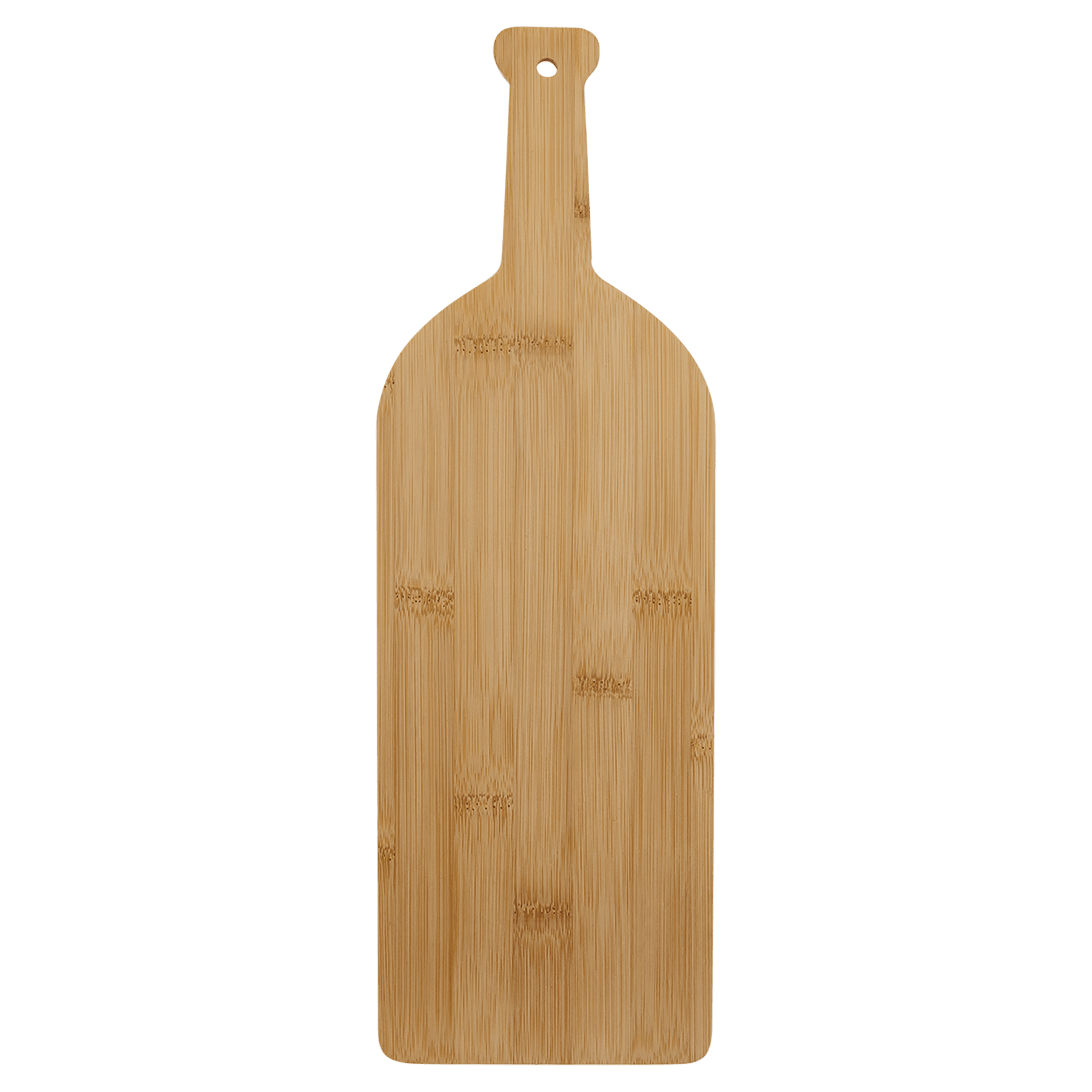 17" x 5.25" Bamboo Wine Bottle Cutting Board