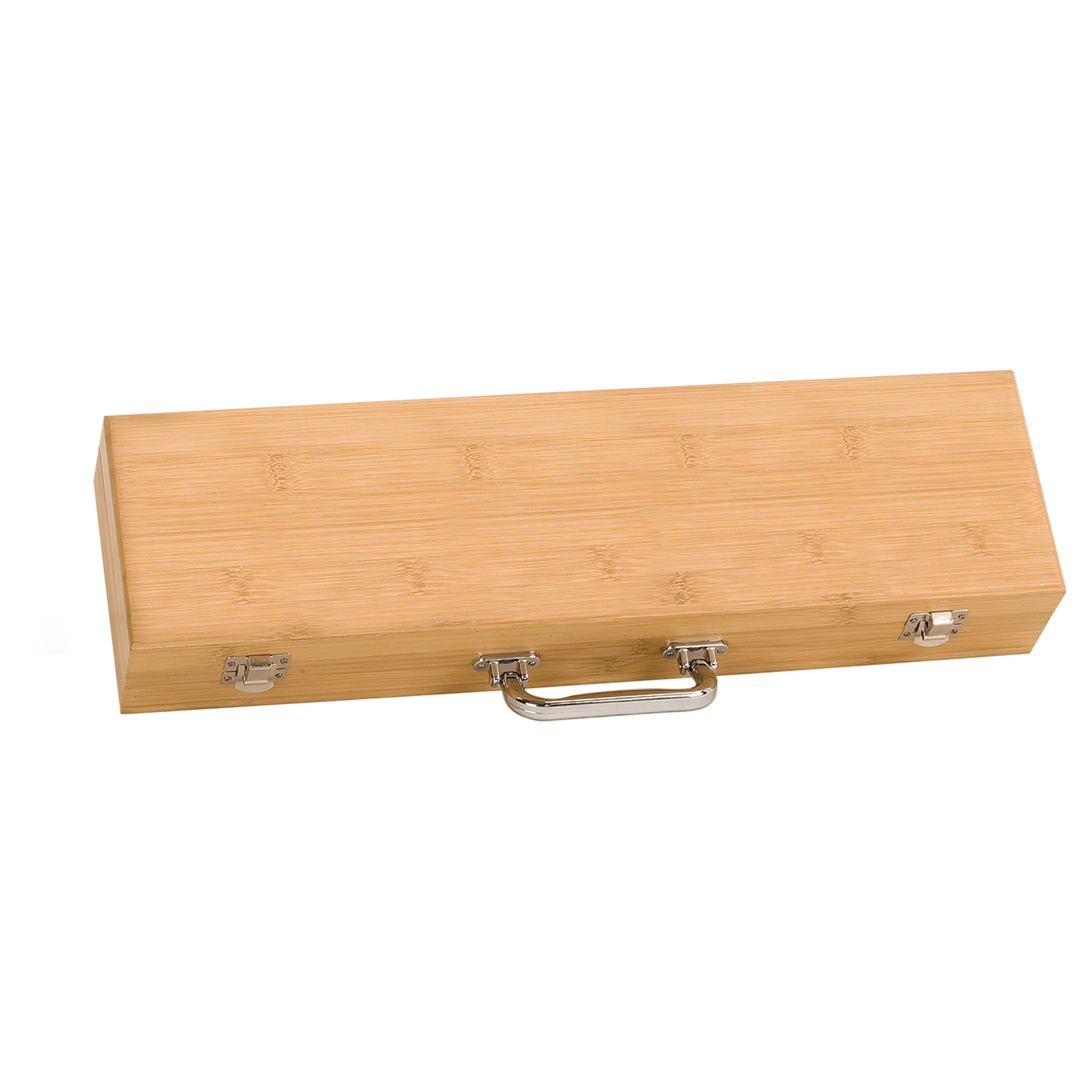 3-Piece Bamboo BBQ Set in Bamboo Case