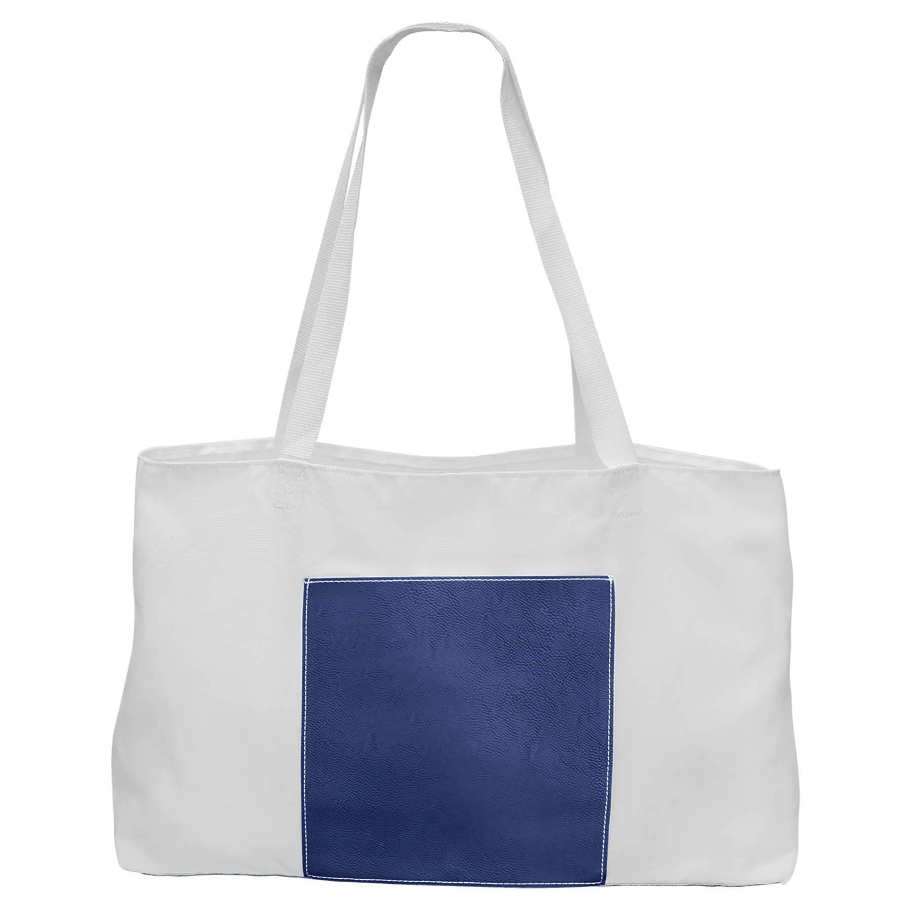 Burlap Bag with Leatherette Gusset - SCK19