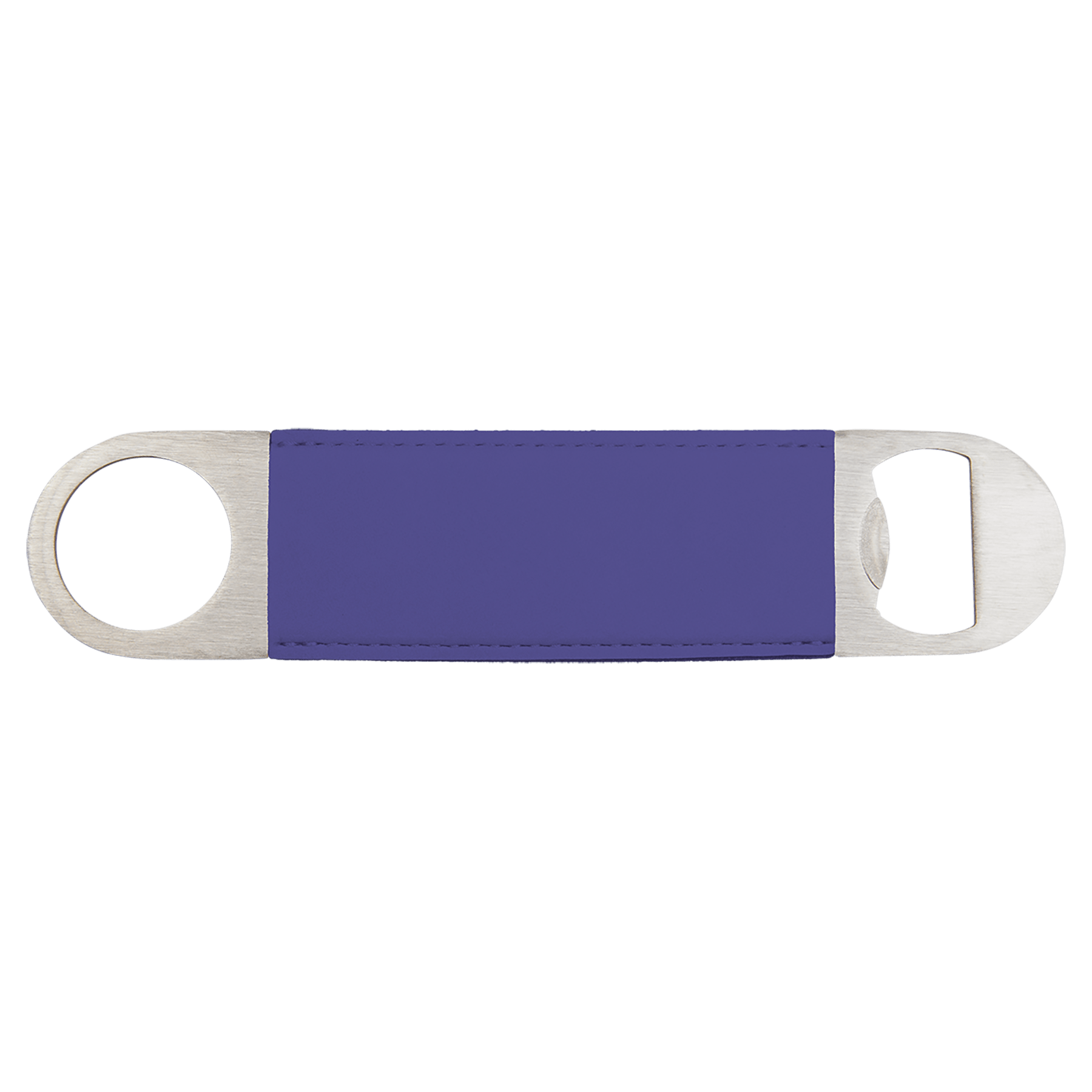 1.5" x 7" Purple Leatherette Bottle Opener