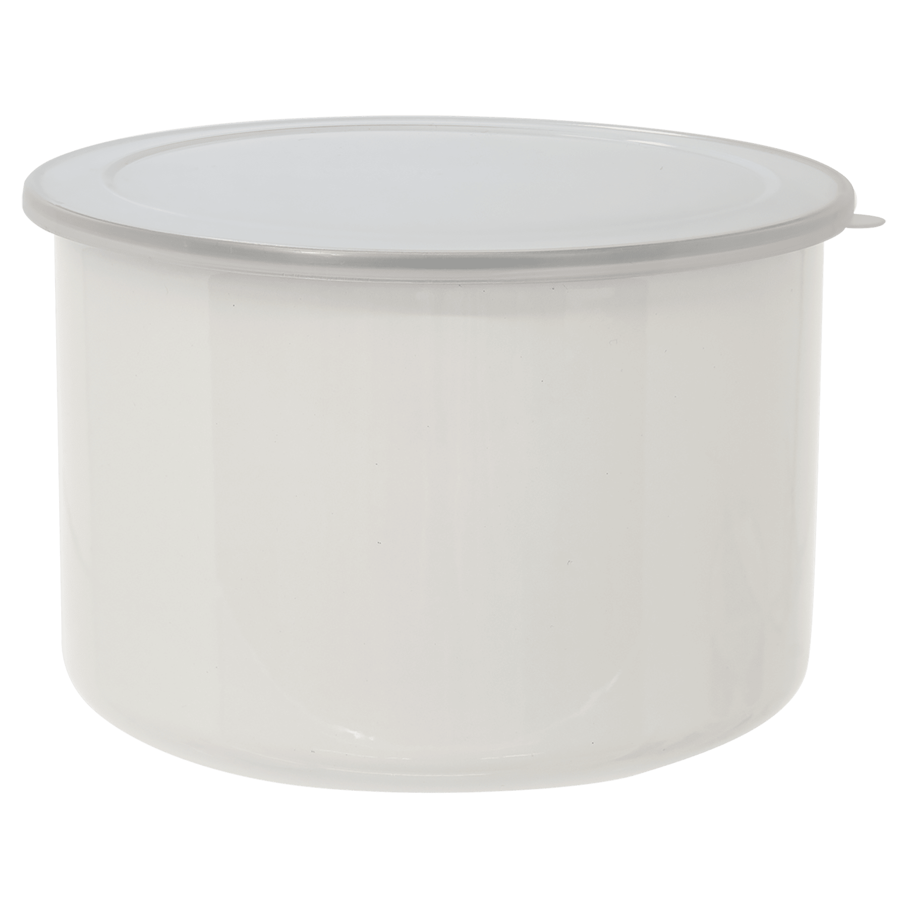 57 oz. Tall Enamel Container with Flexible Plastic Lid