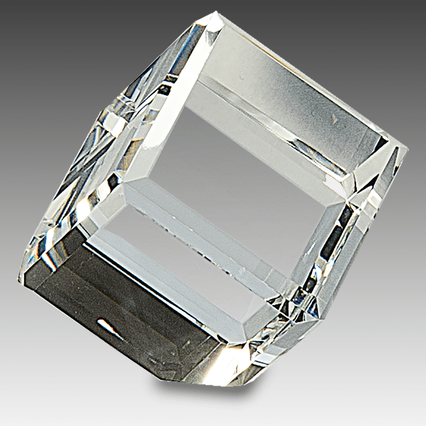 2" x 2" Crystal Cube