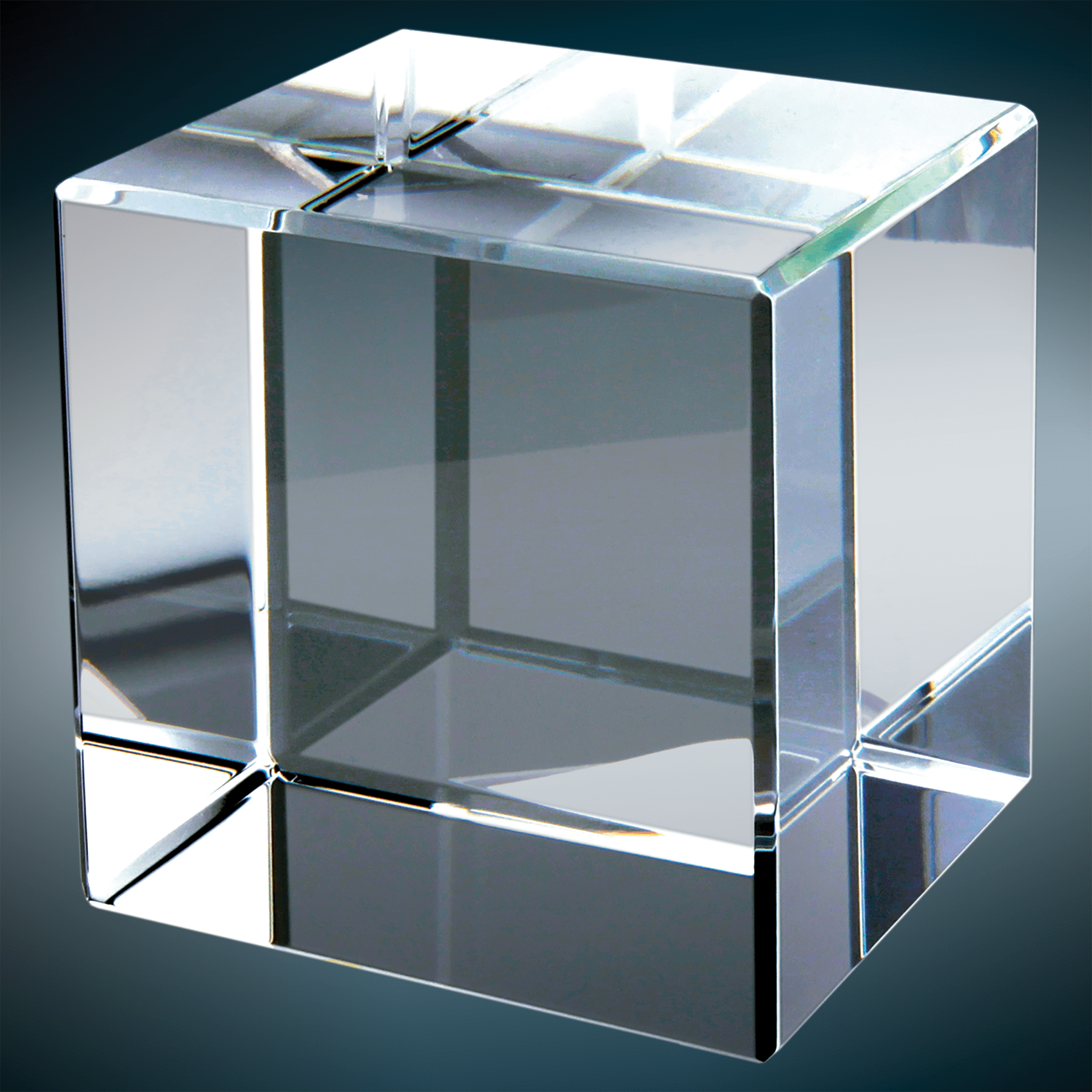 2" x 2" Crystal Cube