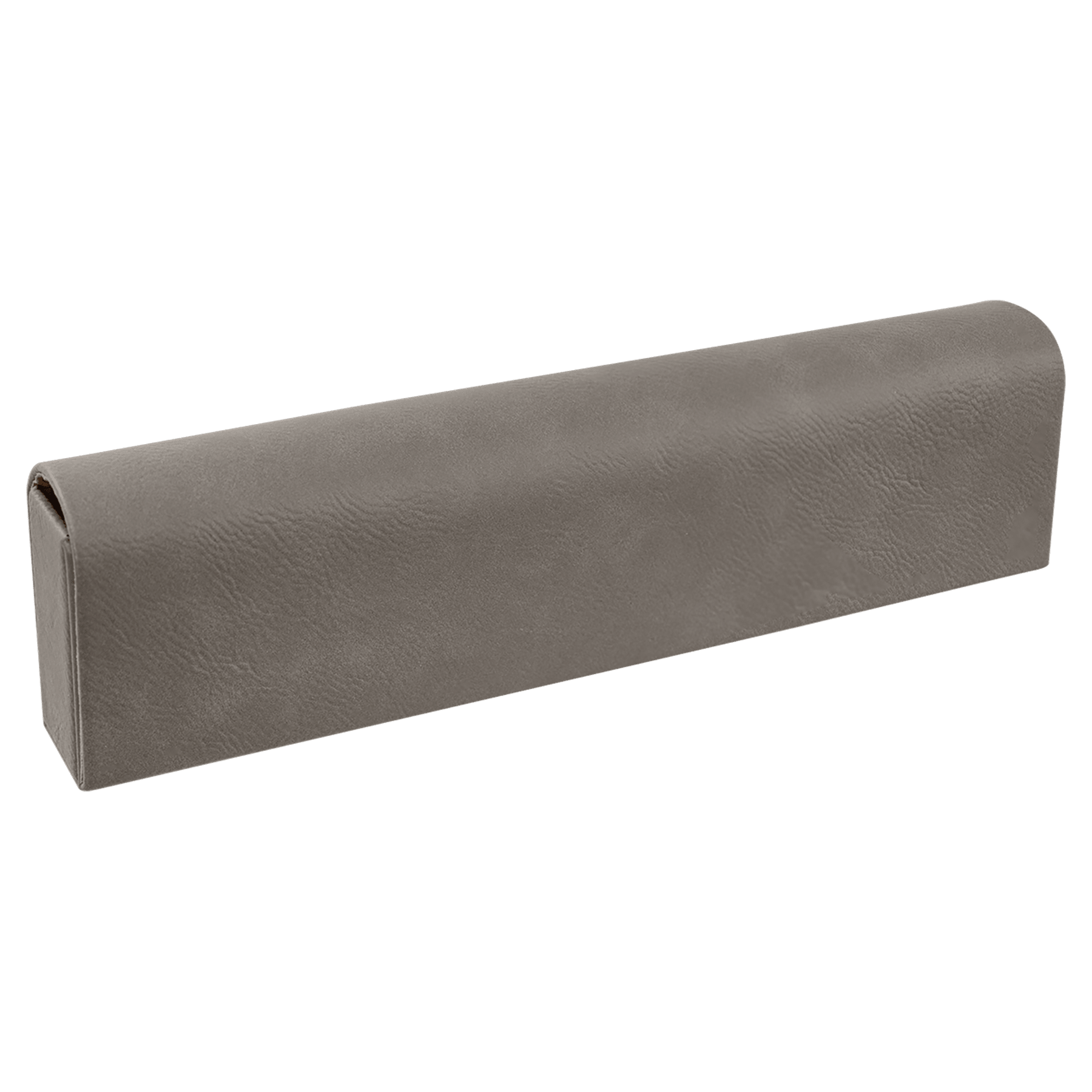 9.75" x 2.5" Gray Leatherette Pill Box