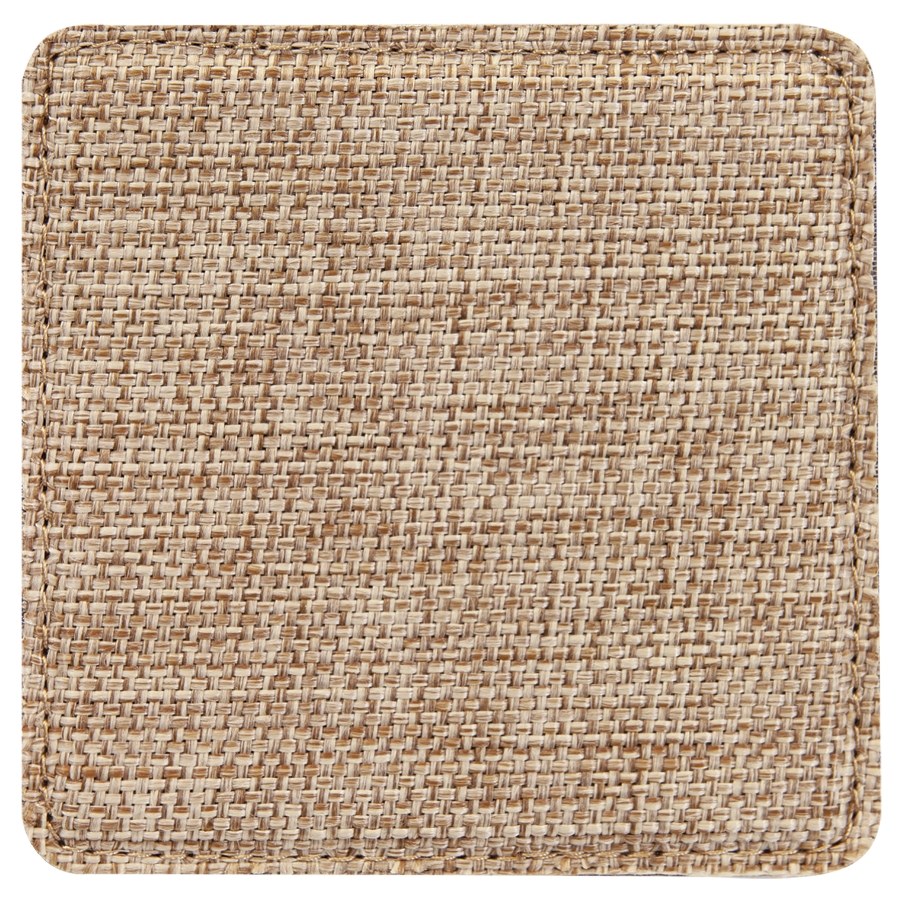 4" x 4" Square Sublimatable Burlap Coaster