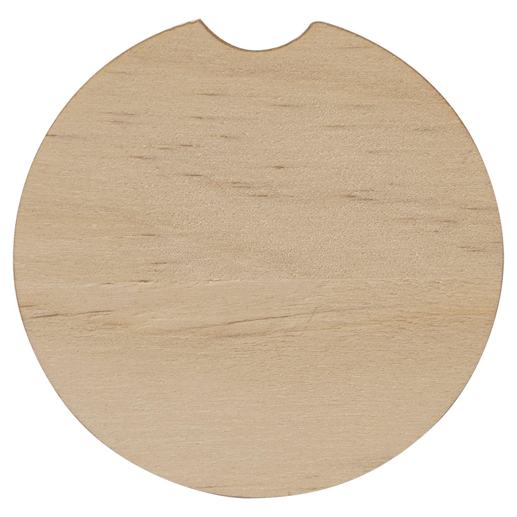 2.5" Round Sublimatable Wood Car Coaster
