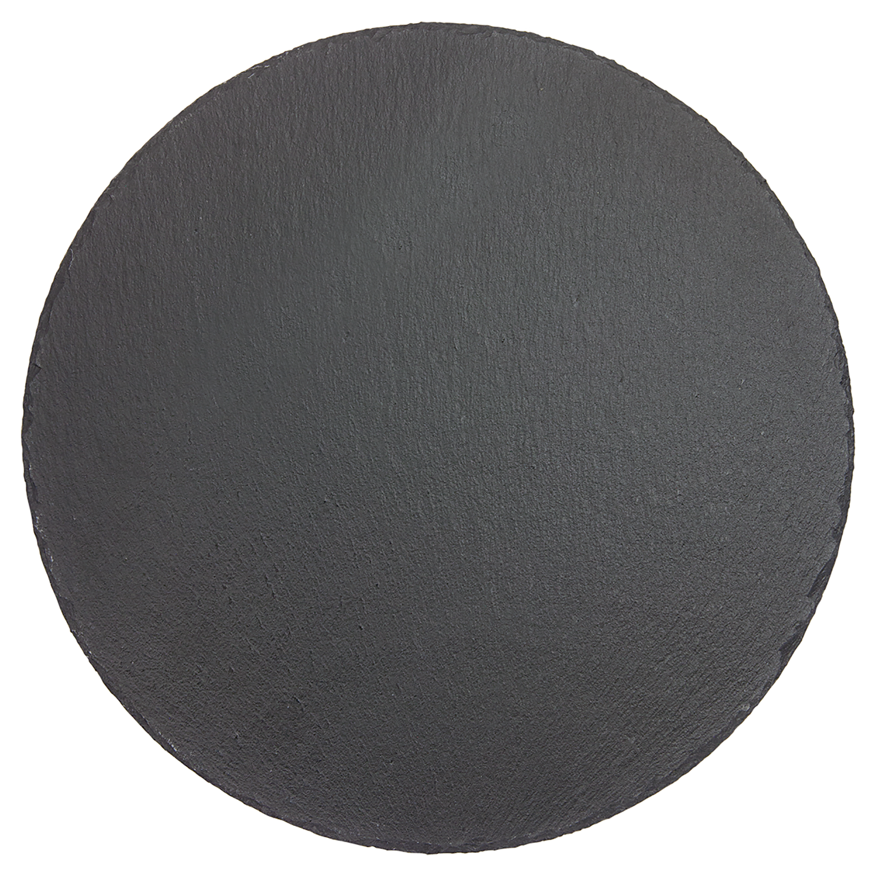 11.75" Round Slate Decor with Foam Pads