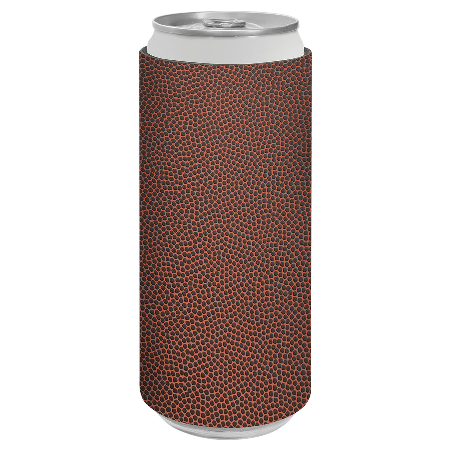 Football Leatherette Slim Beverage Holder