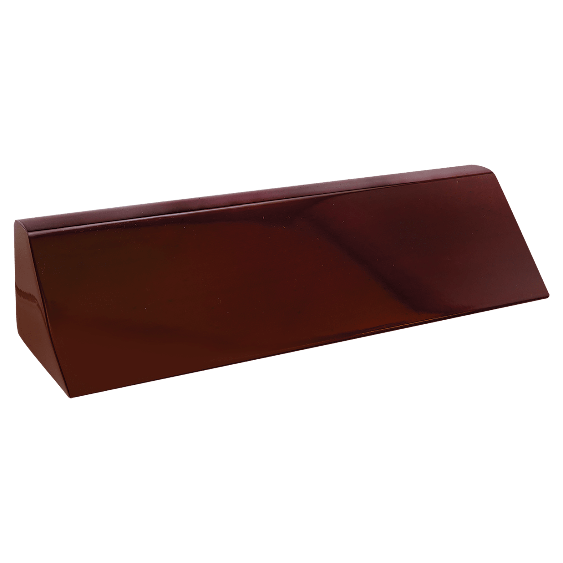 8.5" Rosewood Piano Finish Desk Wedge