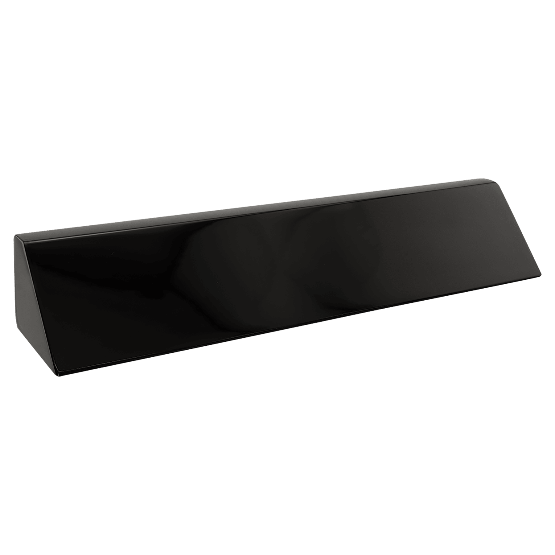 10.5" Black Piano Finish Desk Wedge