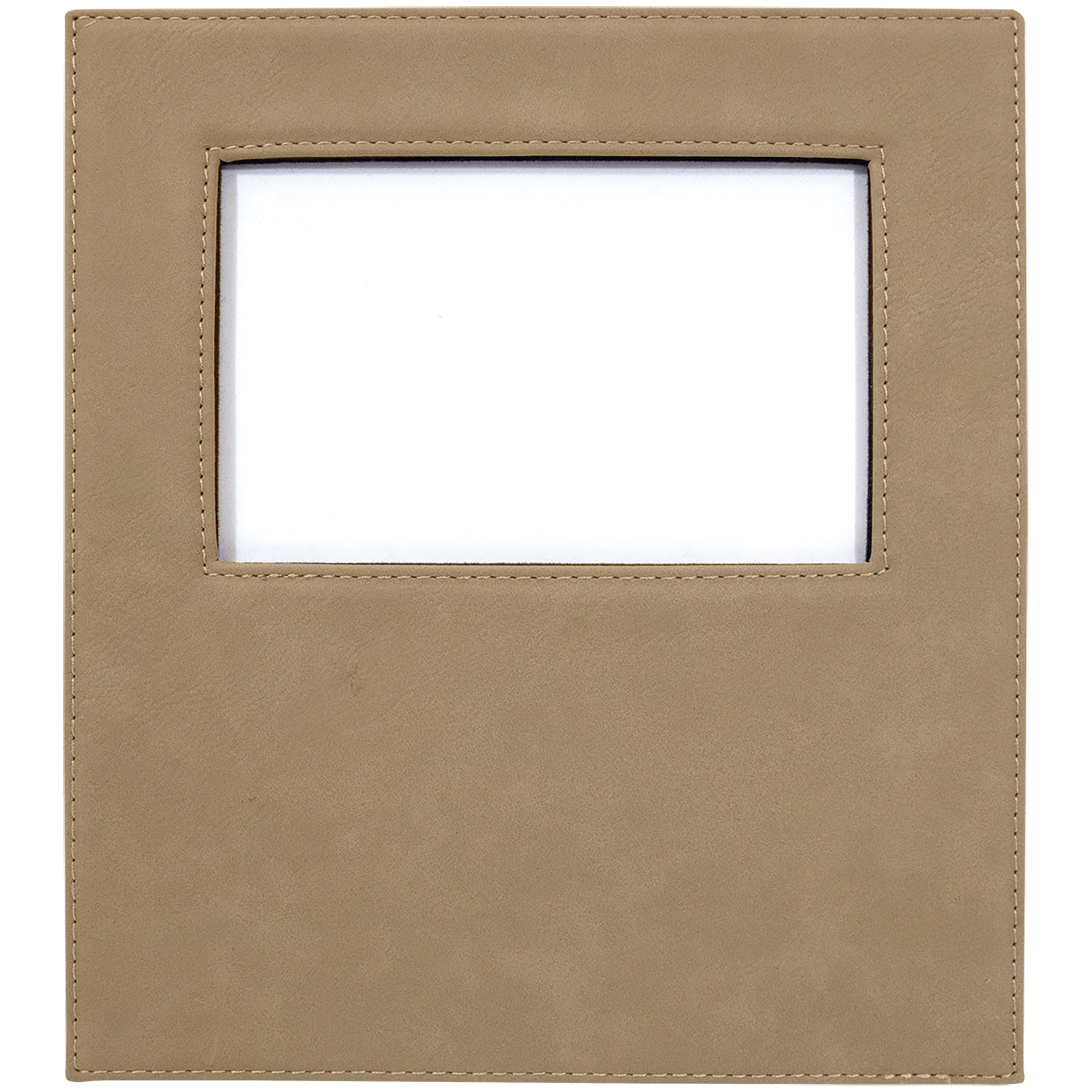 Leatherette Photo Frame w/Eng Area - FRM05