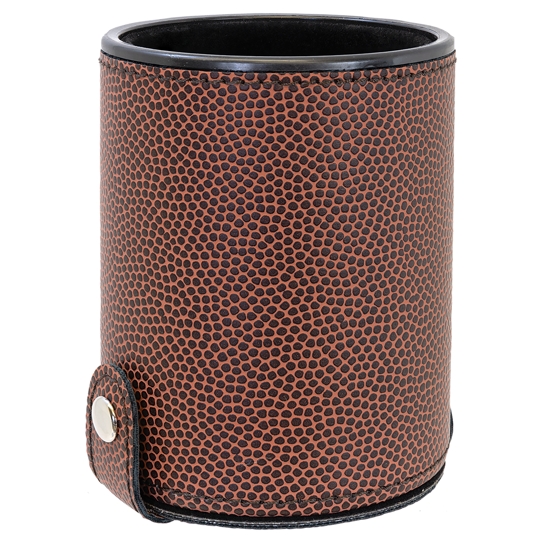 Football Leatherette Dice Cup with 5 Dice
